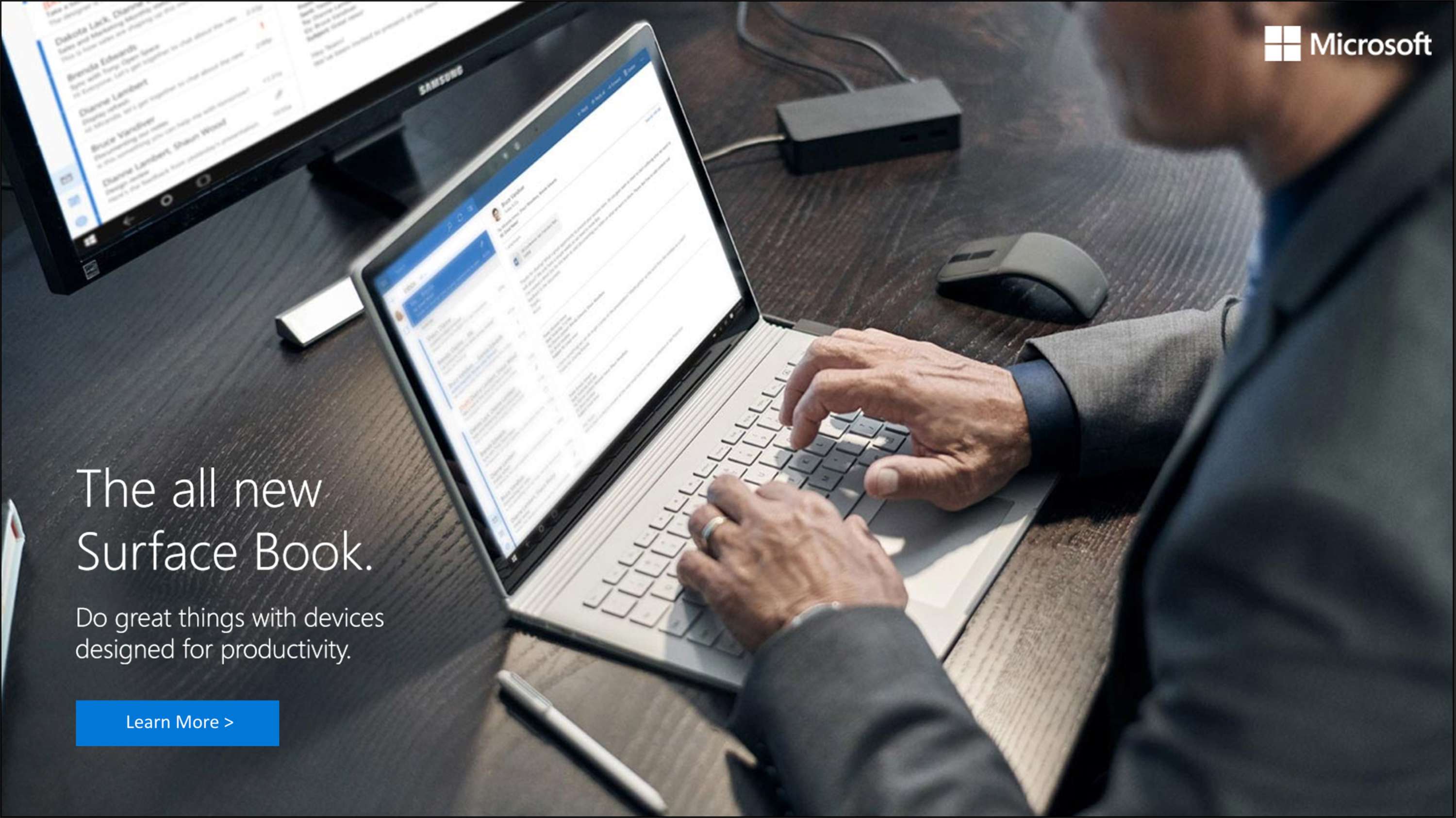 Microsoft - Surface Book Sales Presentation (Initial Work & Extended Concept) by James Samuel-Camps