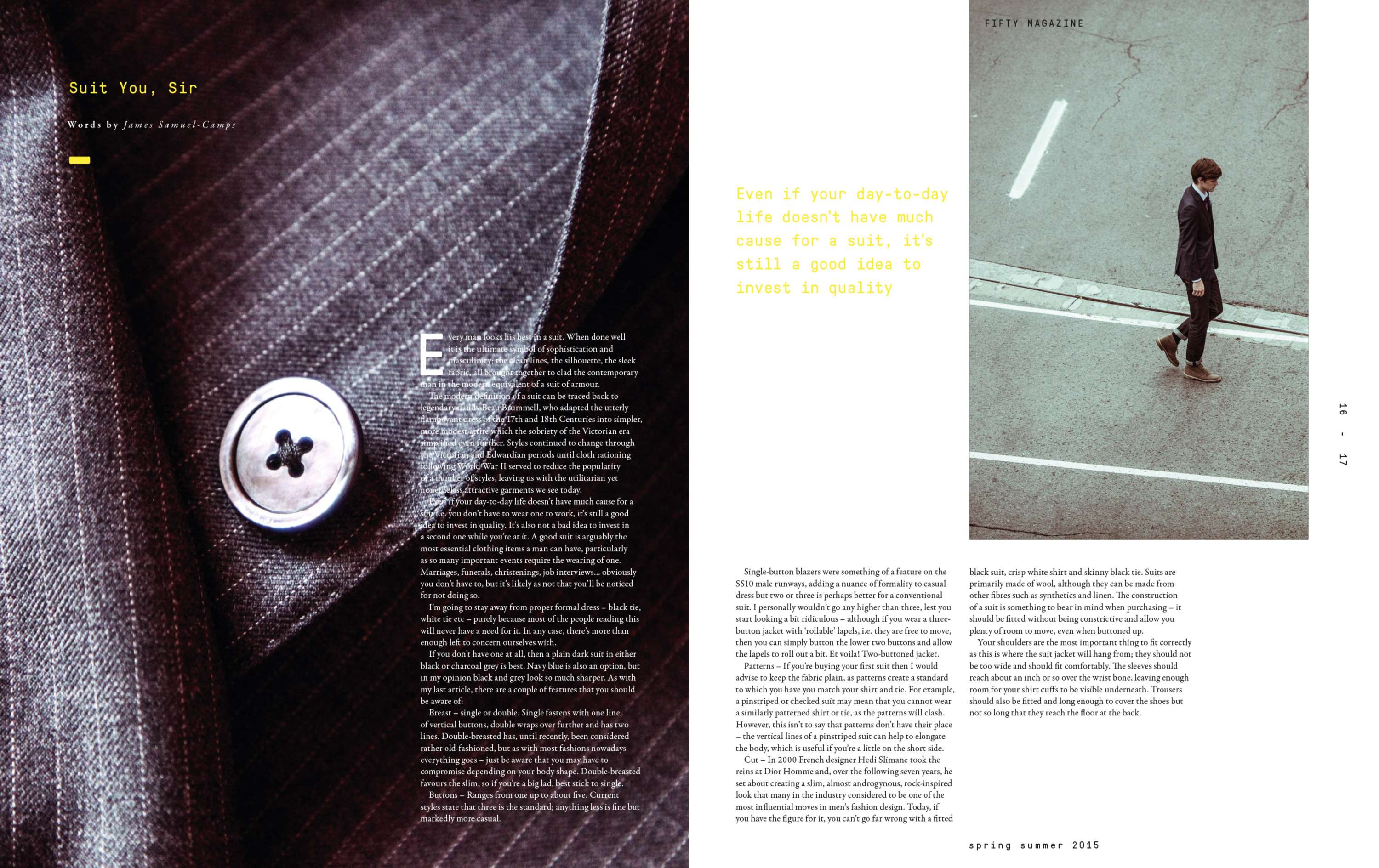 Fifty Magazine (Editorial Concept) by James Samuel-Camps