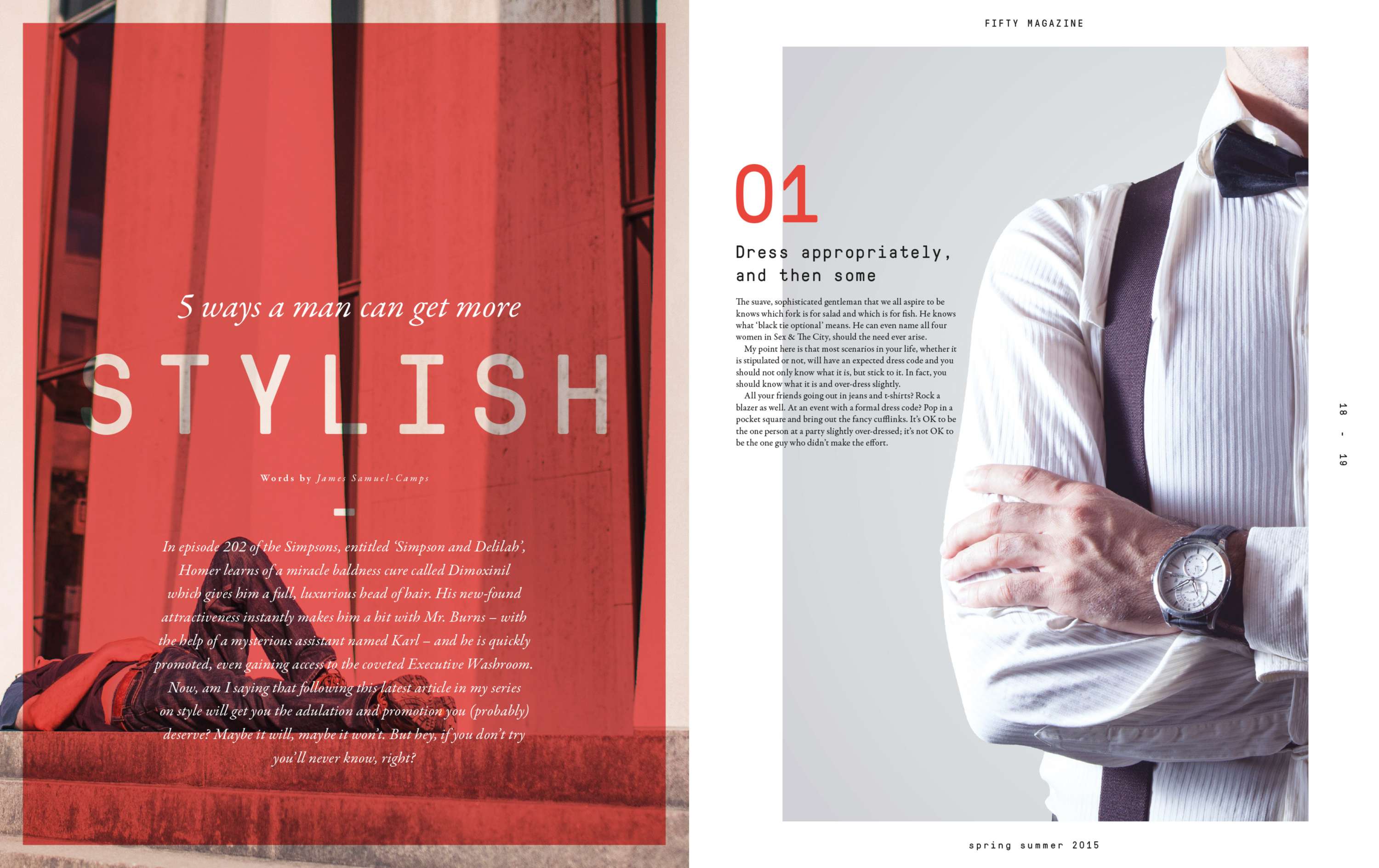 Fifty Magazine (Editorial Concept) by James Samuel-Camps