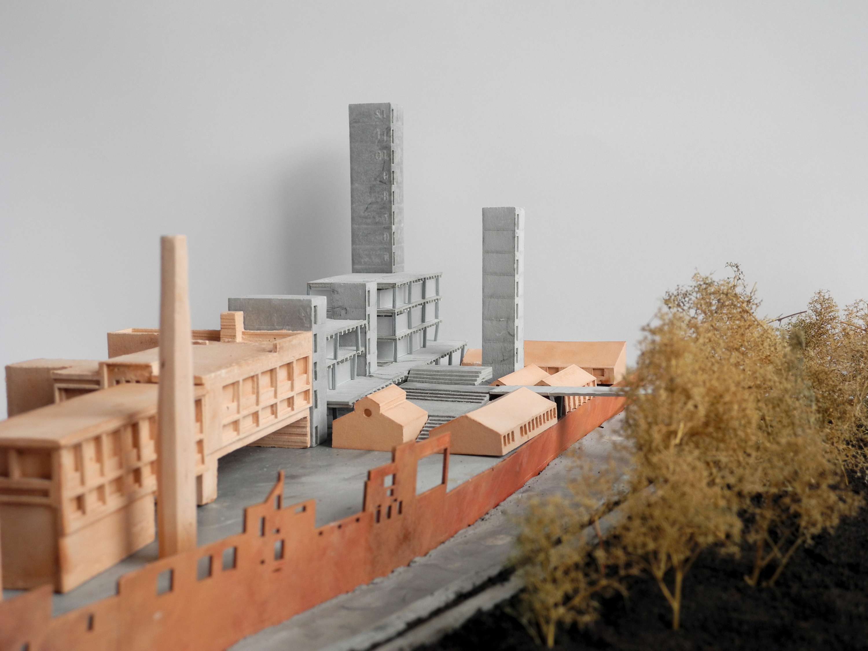 Infrastructure Along The Canal Edge by Marina Gardiner
