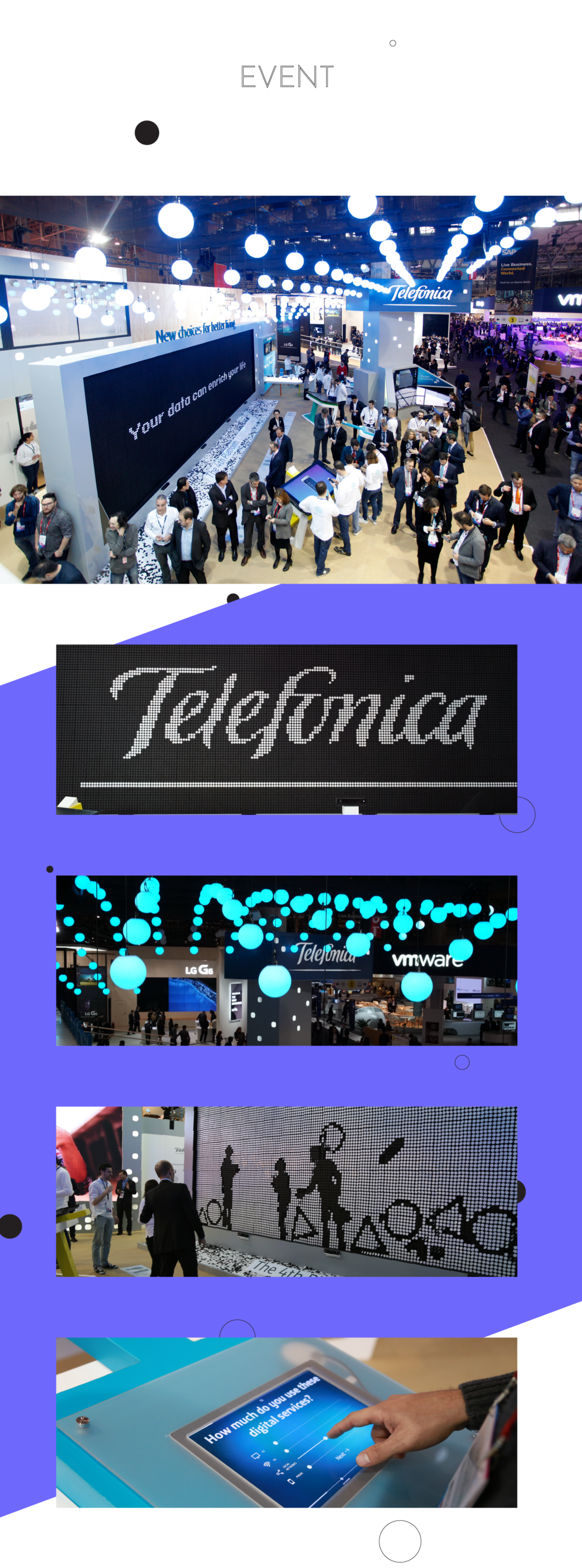 Flip-Dot Interactive Screen for Telefónica. Animations by Sergi Ros