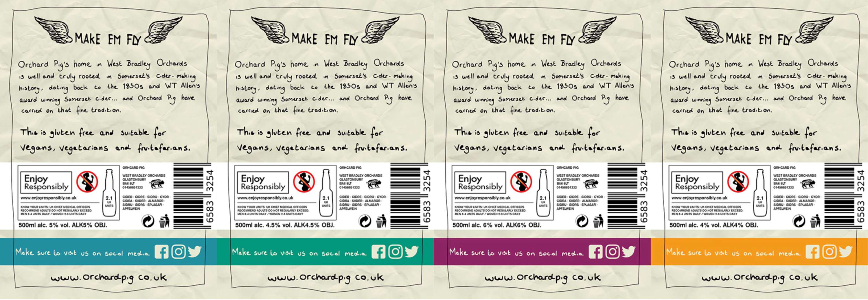 Orchard Pig Cider Rebranding by Nicholas Naughton-Rumbo
