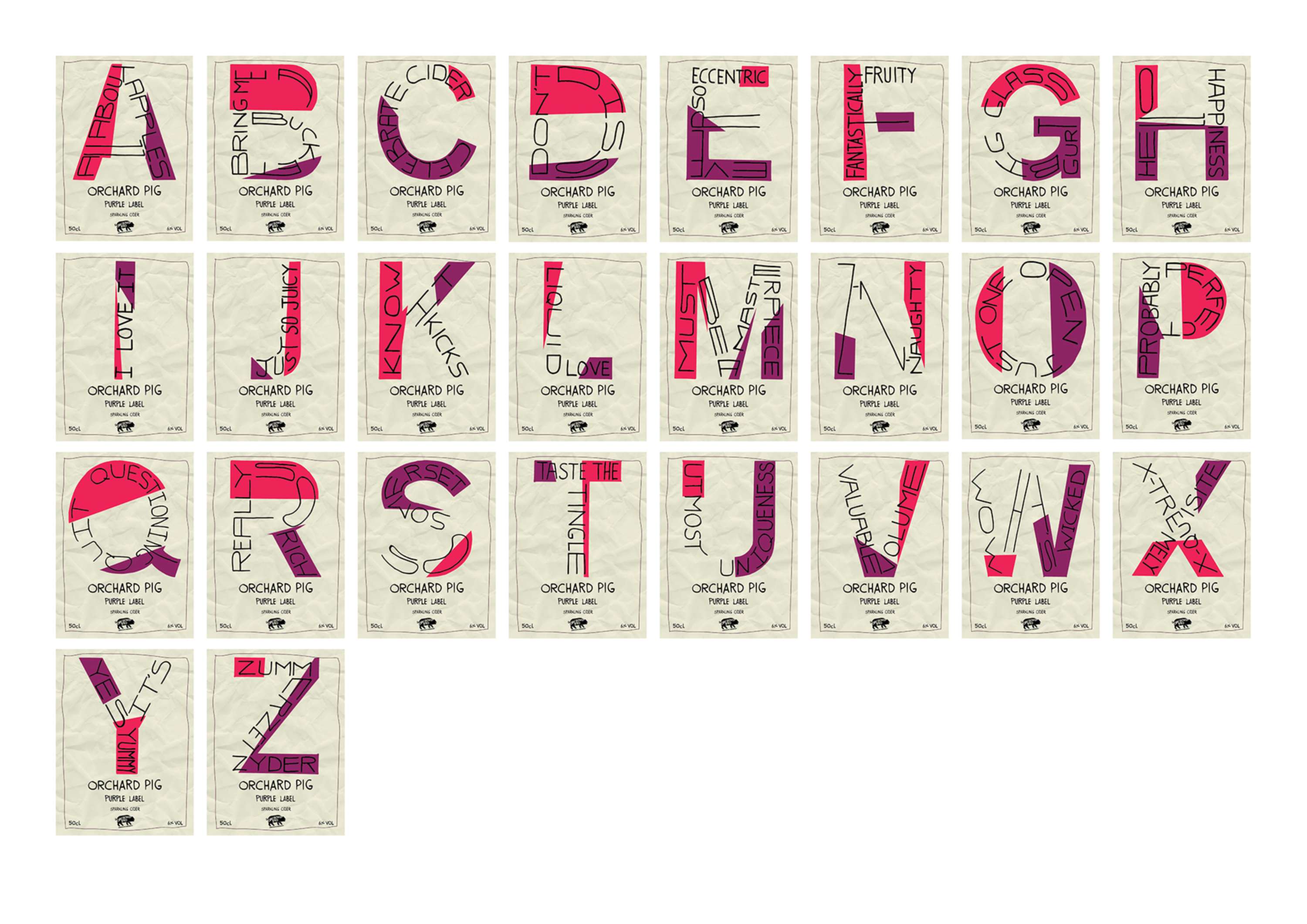 Orchard Pig Cider Rebranding by Nicholas Naughton-Rumbo