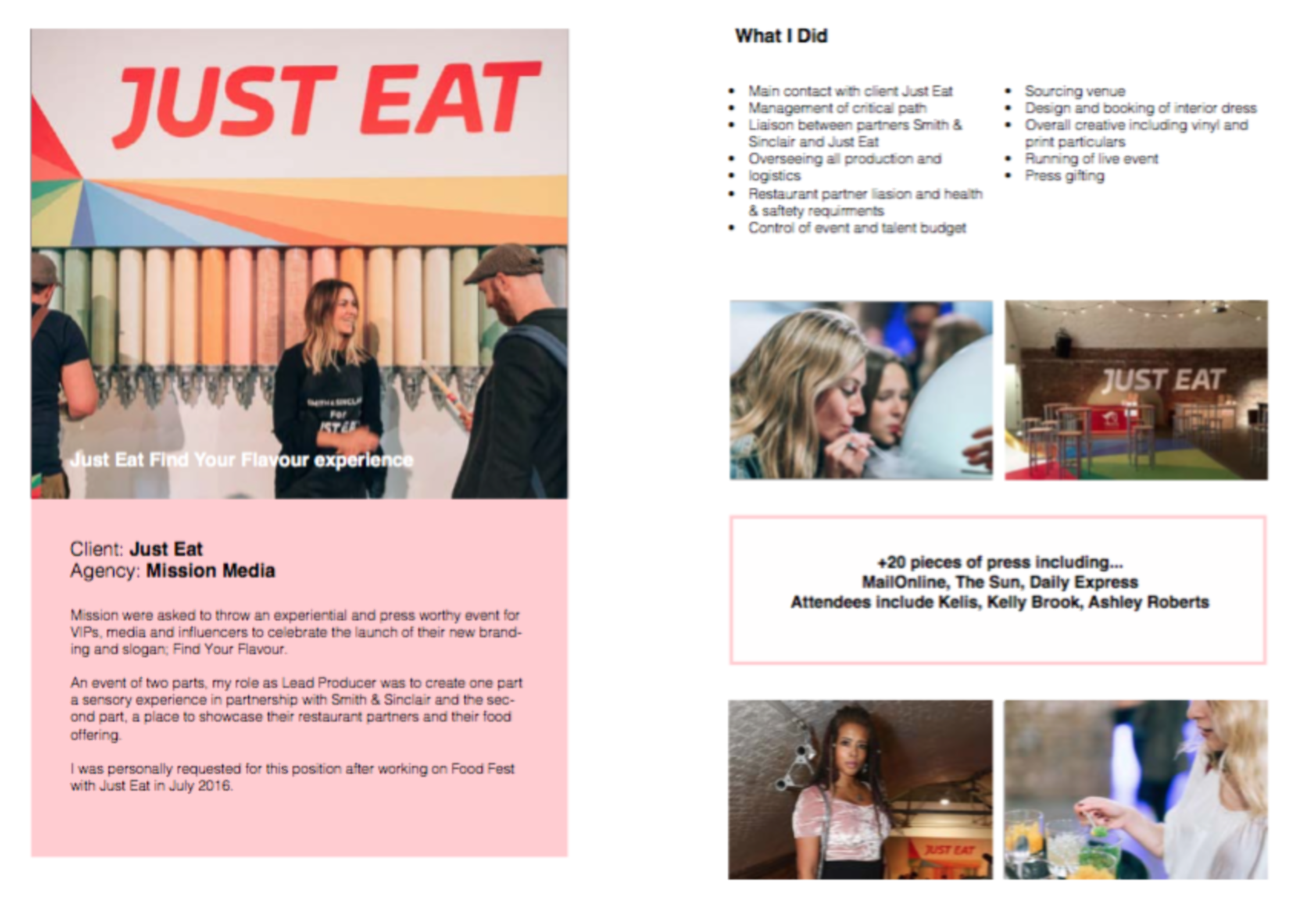 Account Manager Projects by Sophie Oller