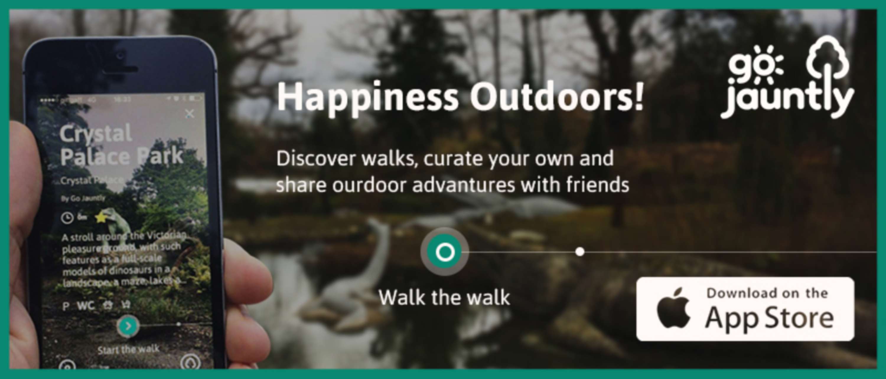 The walking app - Go Jauntly by Sylvia Szekely
