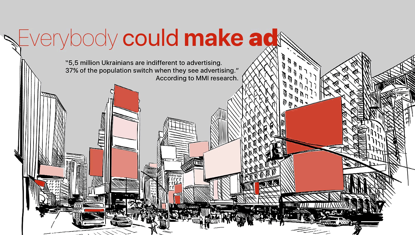Ad poster generator. Web application. by Sve & Ka Crea2ors