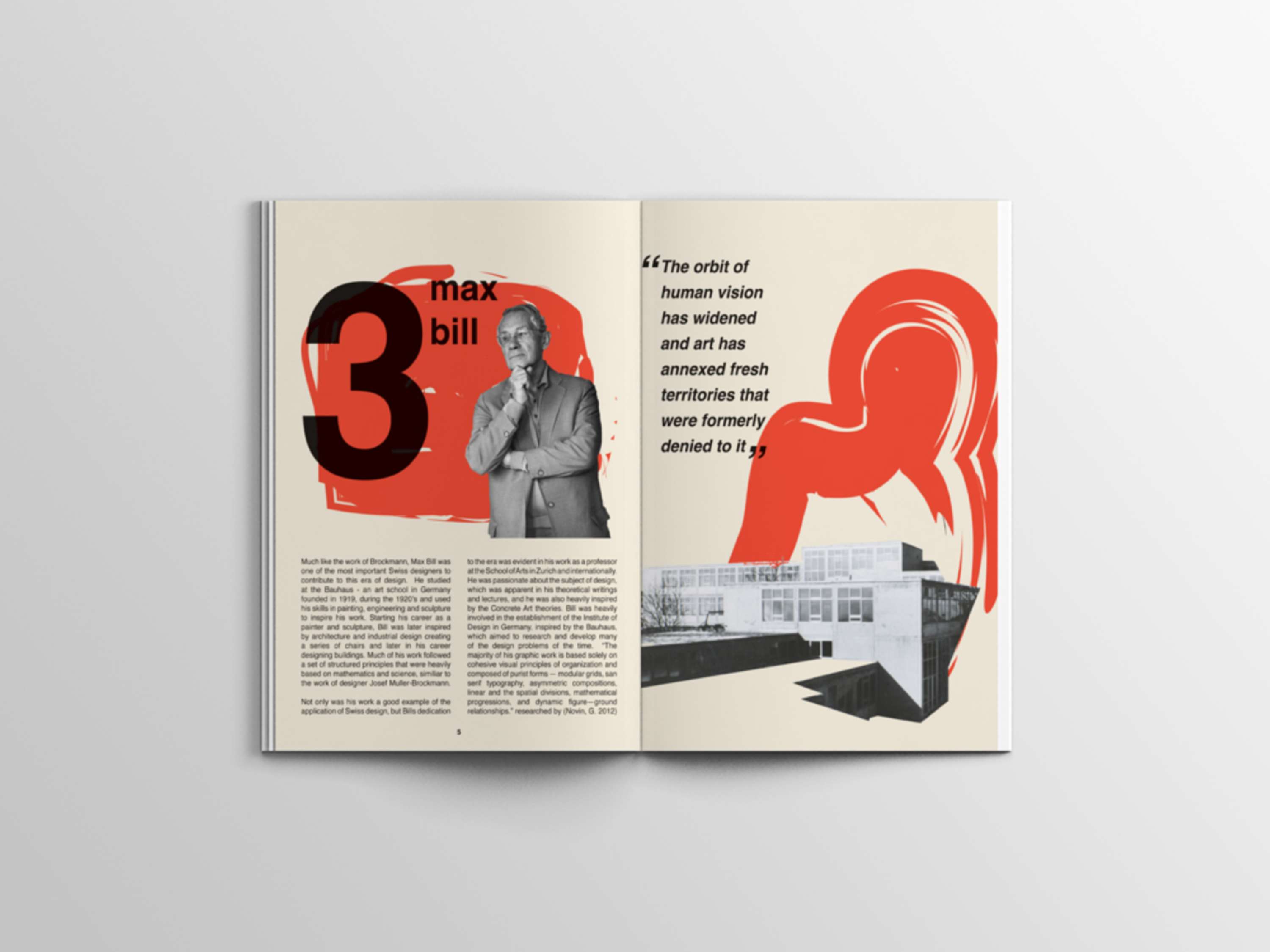 Swiss Design Booklet by Amy Knowlton