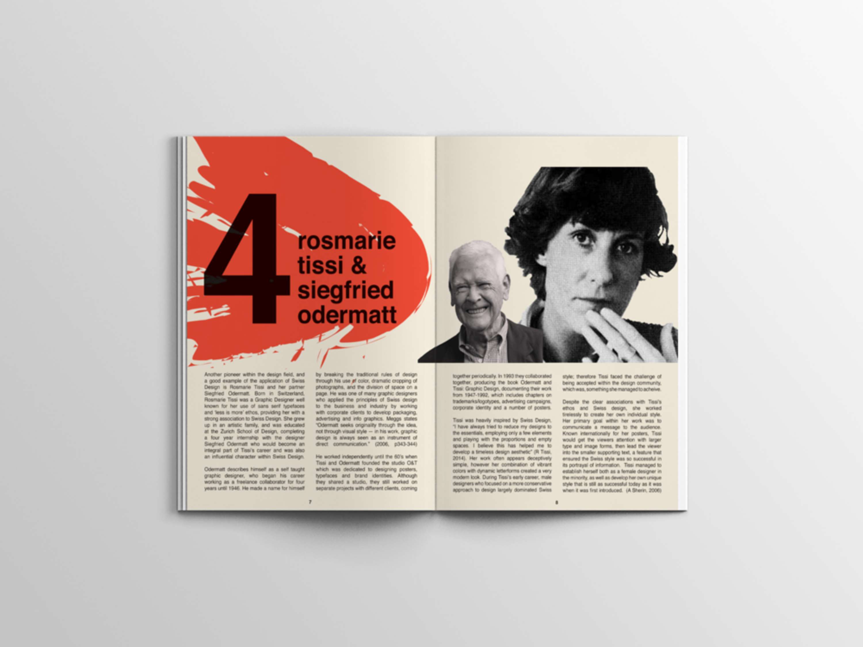 Swiss Design Booklet by Amy Knowlton