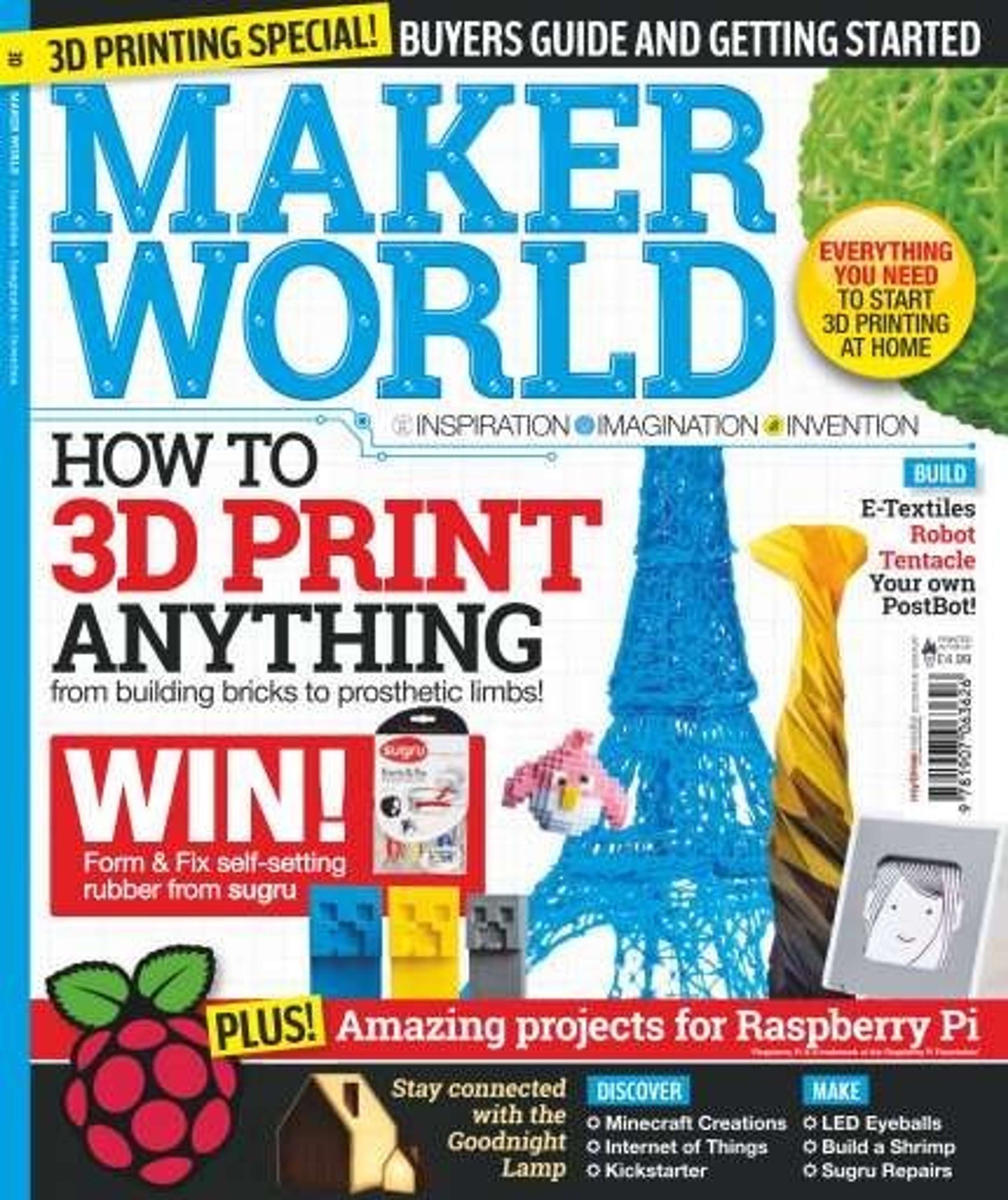 Articles and Interview for Maker World magazine by Kirsten Irving