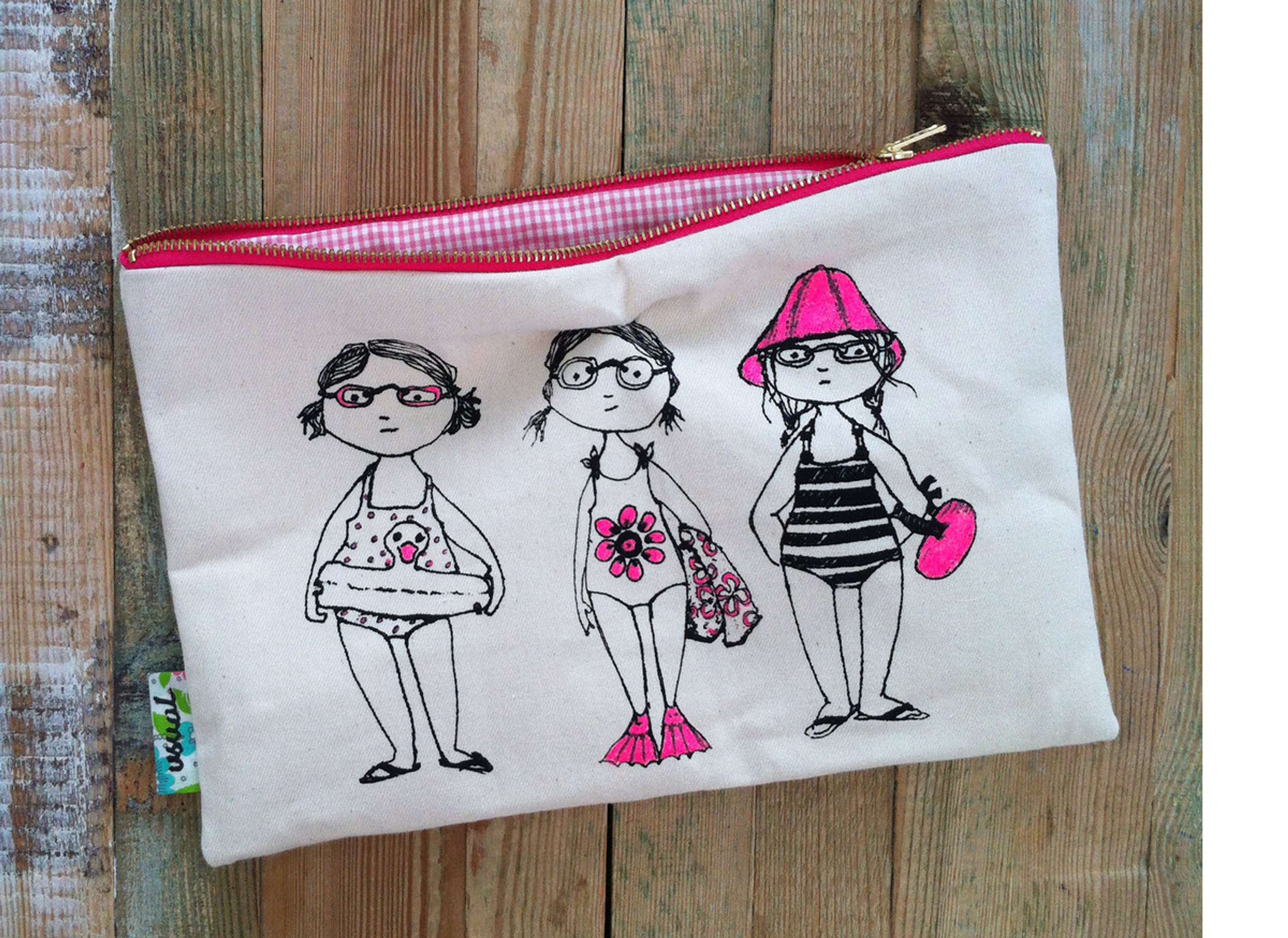 Screen Printed Purses  - Usua by Usua Perez Echegoyen