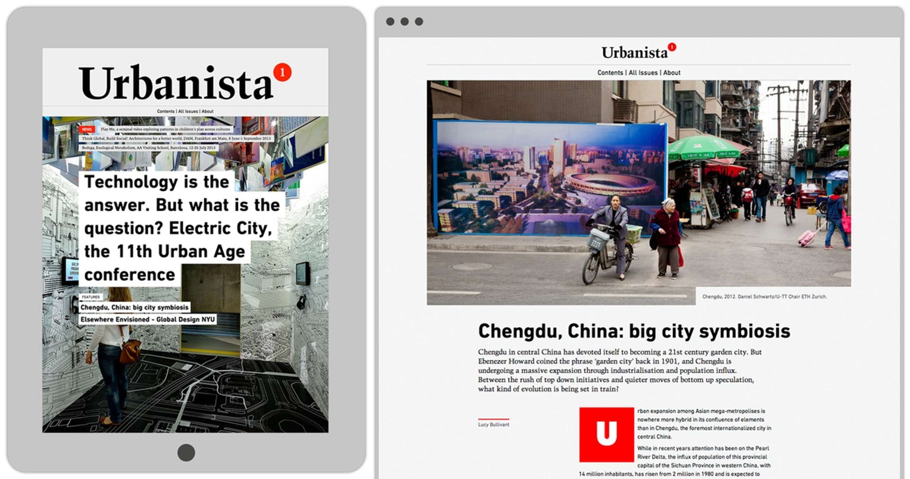 Urbanista.org website design by &&& Creative Ltd