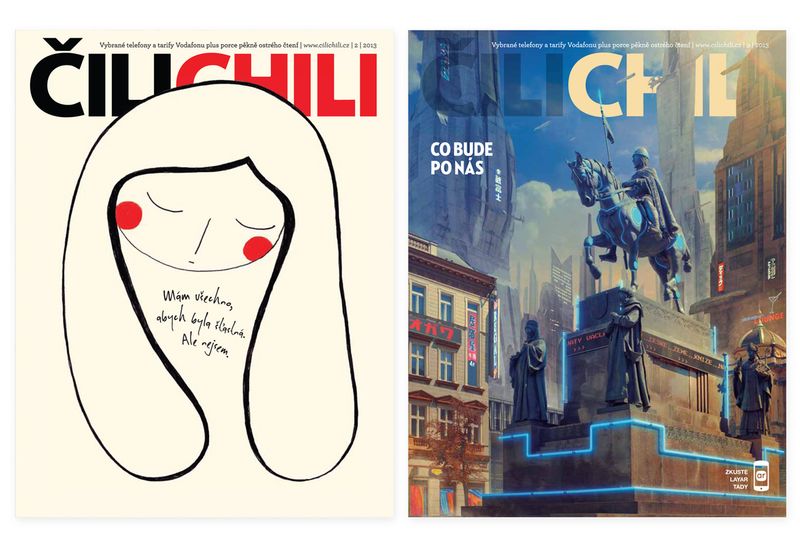 Chilichili magazine for Vodafone by &&& Creative Ltd