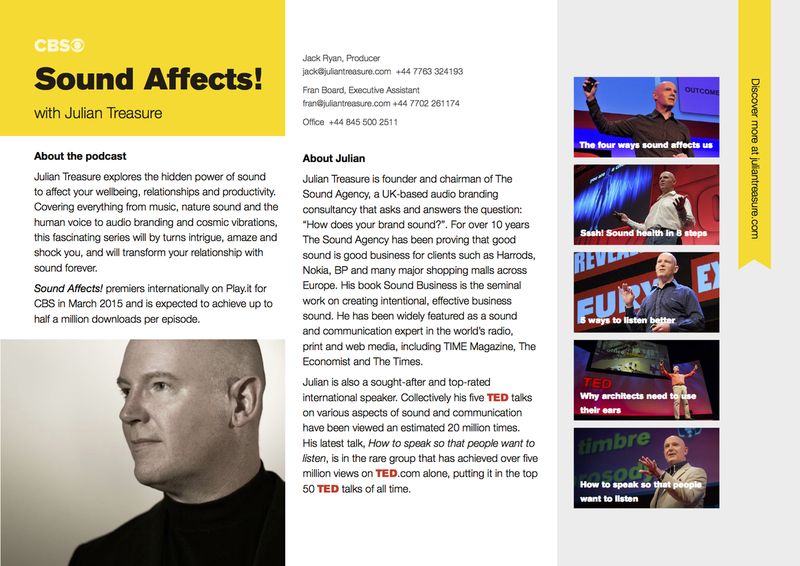 Sound Affects! with Julian Treasure by Jack Ryan