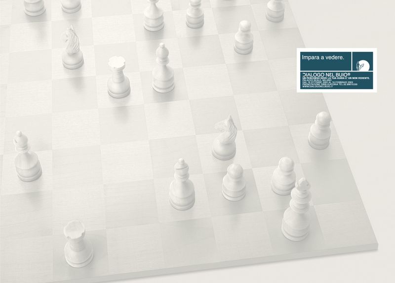 Dialogue in the Dark exhibition - integrated campaign by Filippo Rizzo