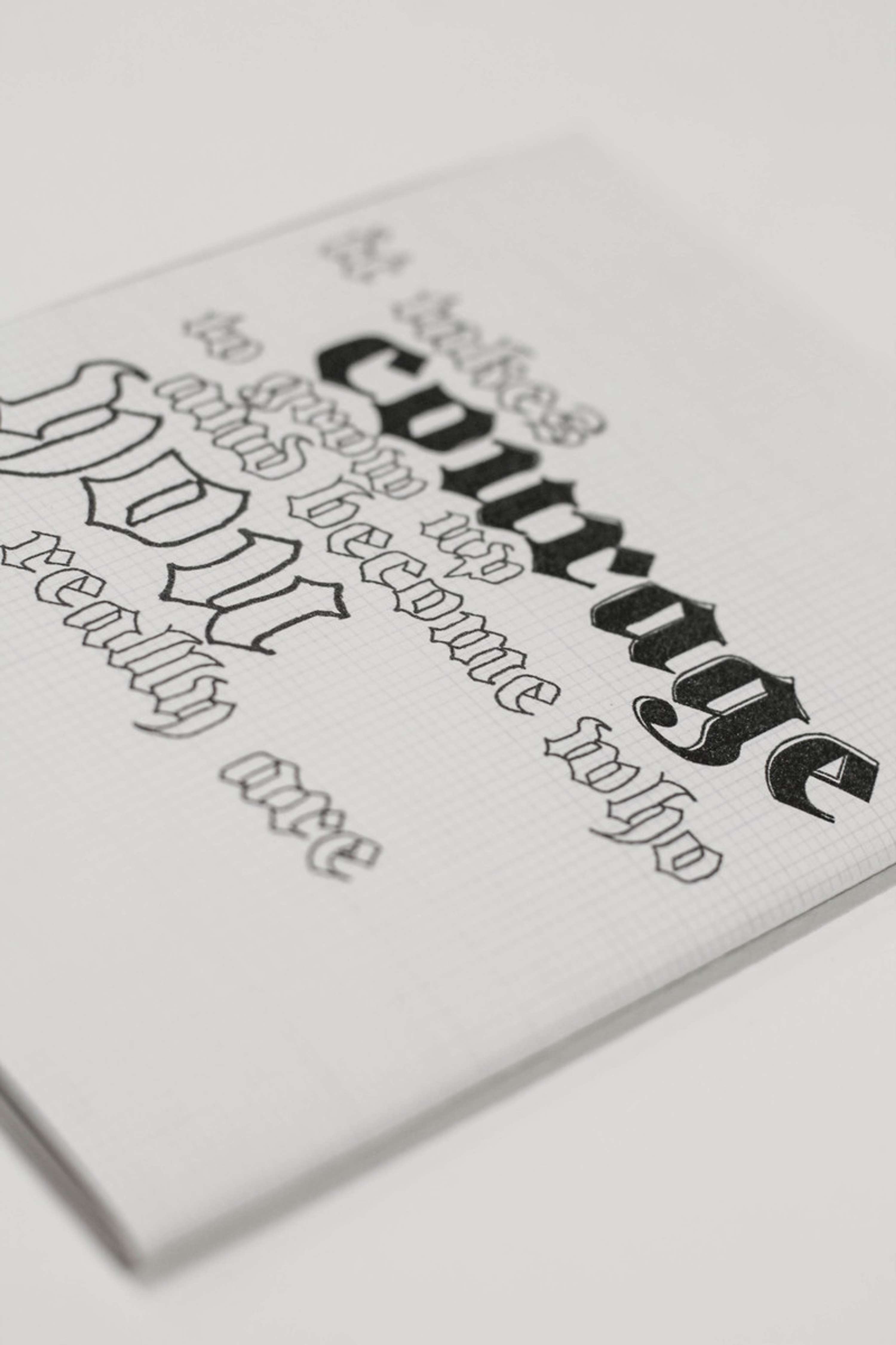 Typography Booklet by Rosa Parkes