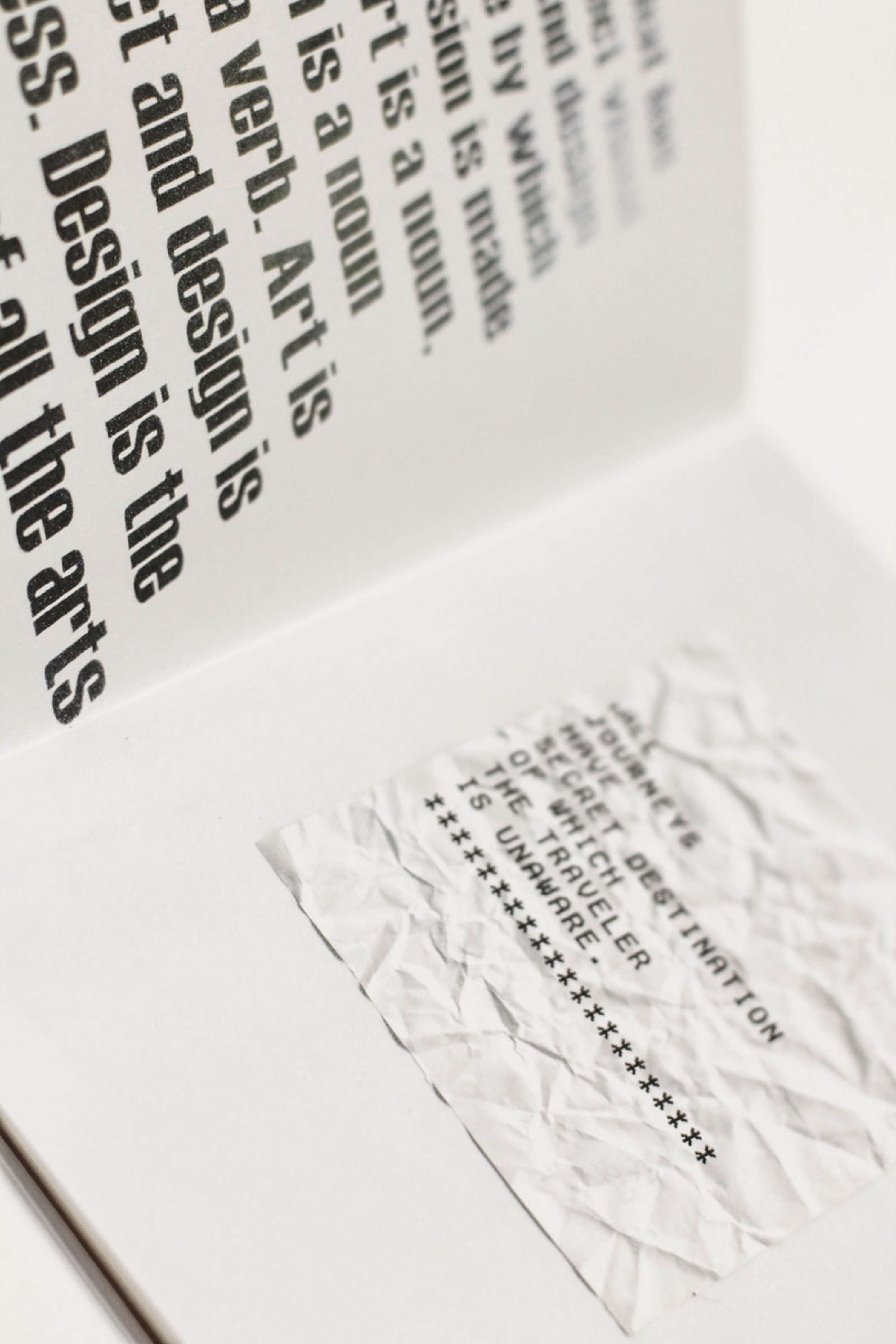 Typography Booklet by Rosa Parkes