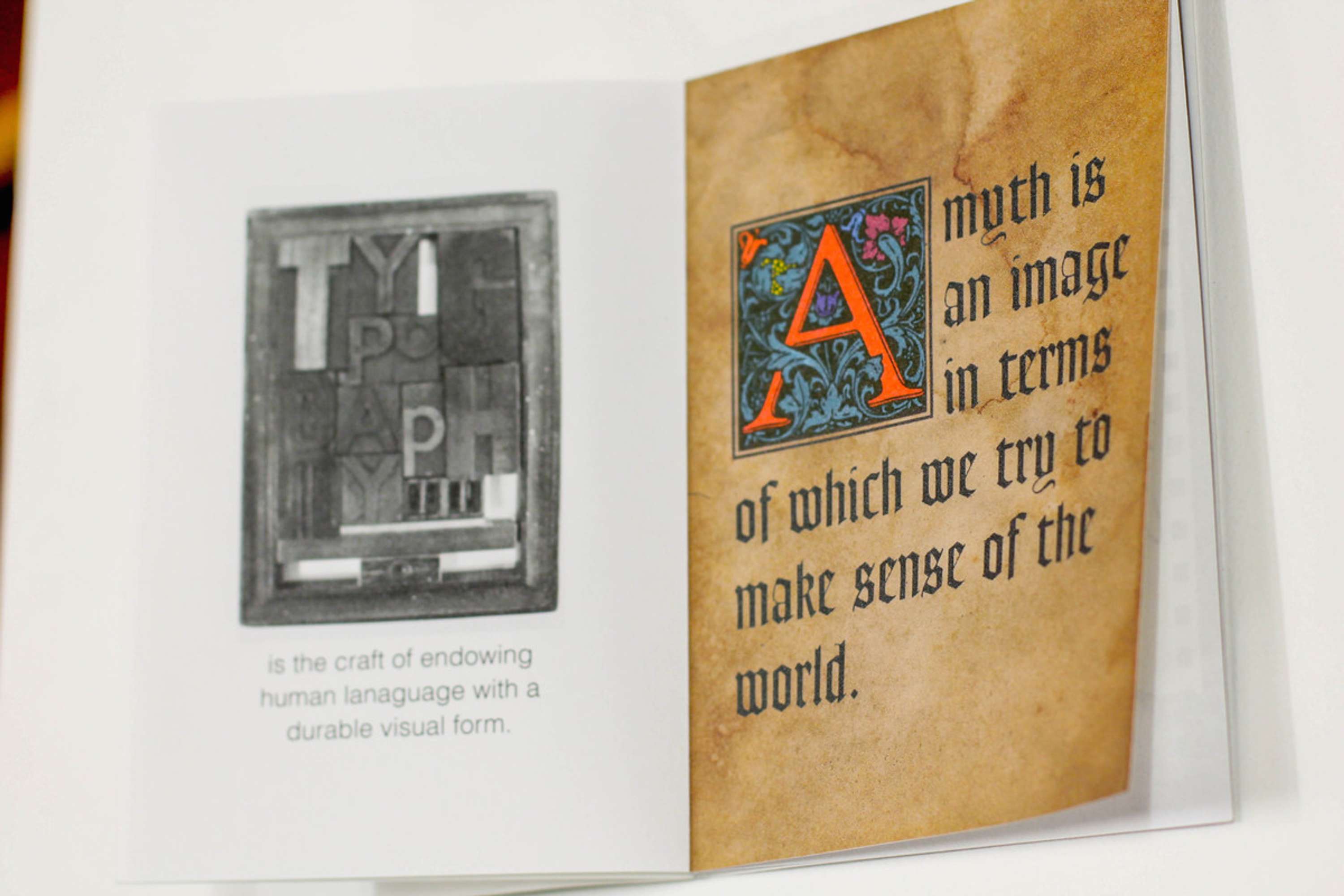 Typography Booklet by Rosa Parkes