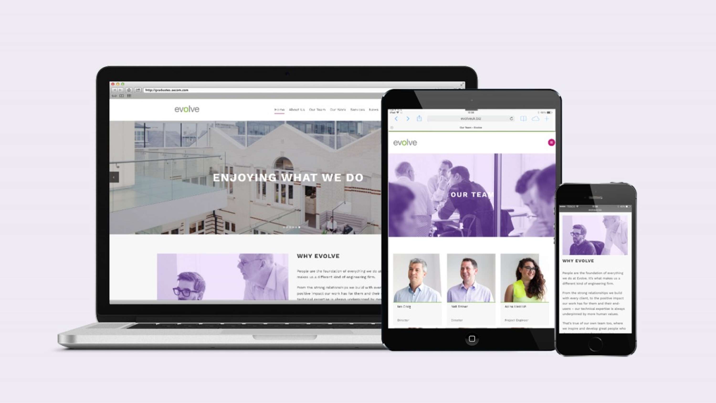 Evolve Website by OPX
