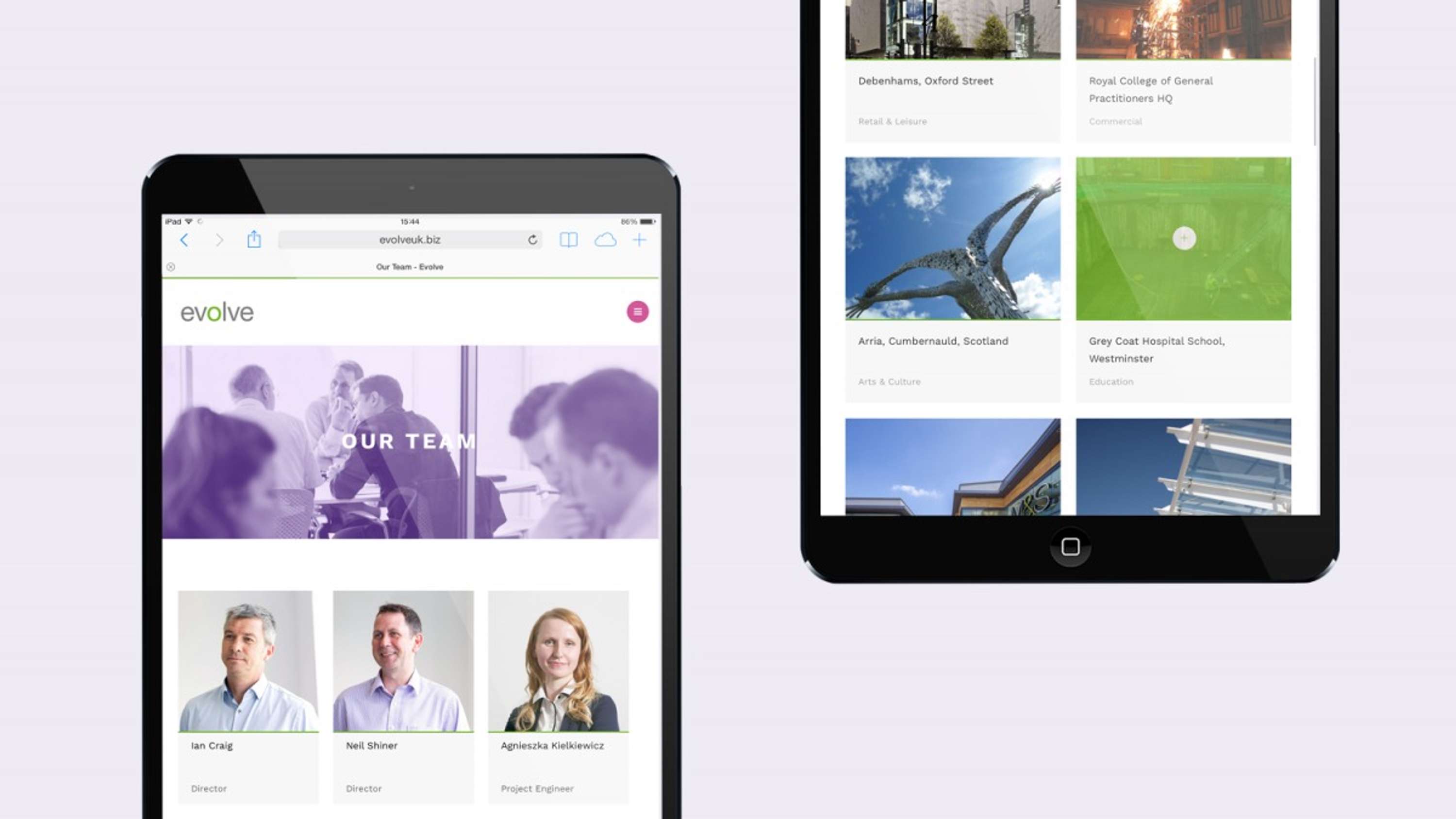 Evolve Website by OPX