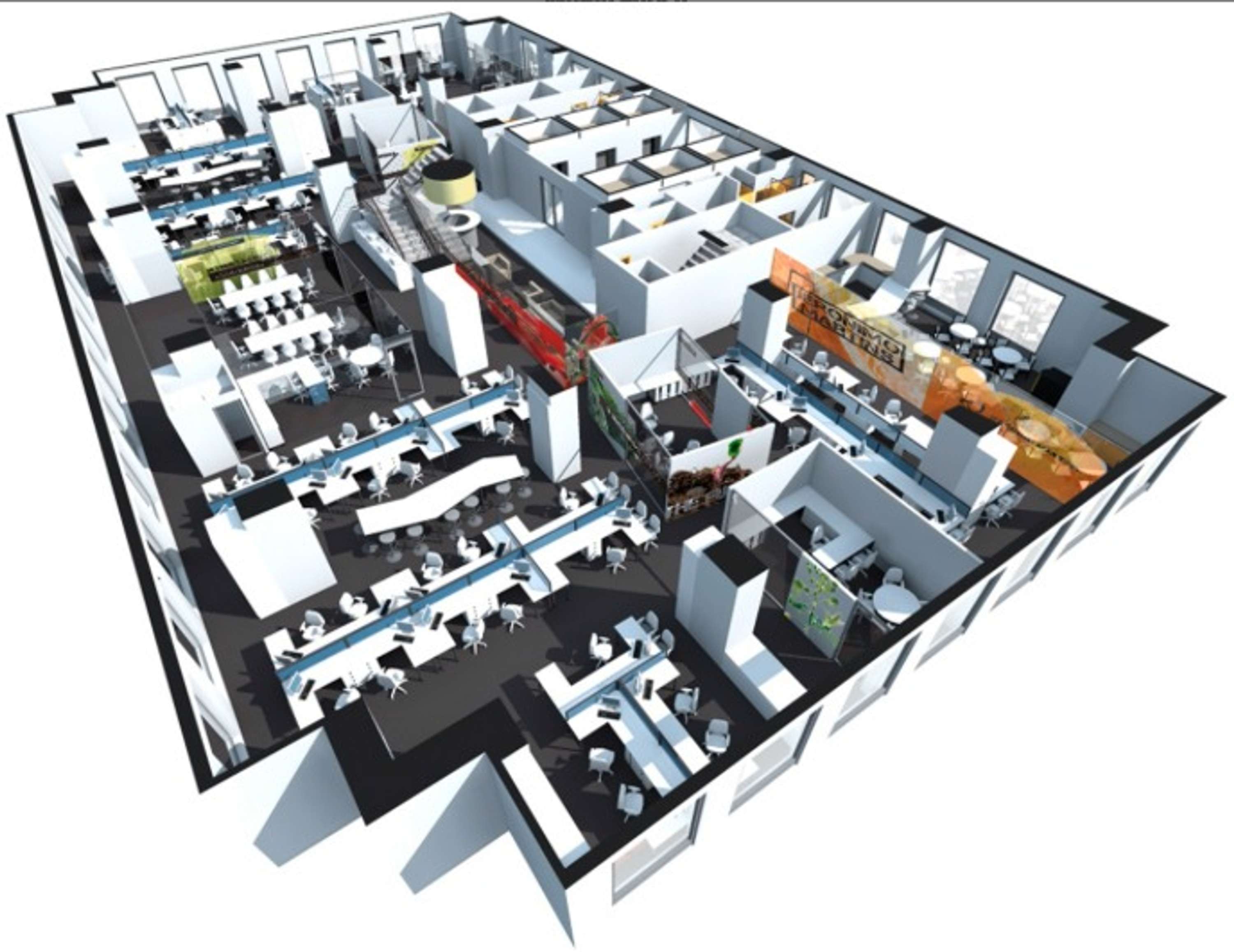 Jerónimo Martins - Office Design by Juan Sebastian Rangel Mejia