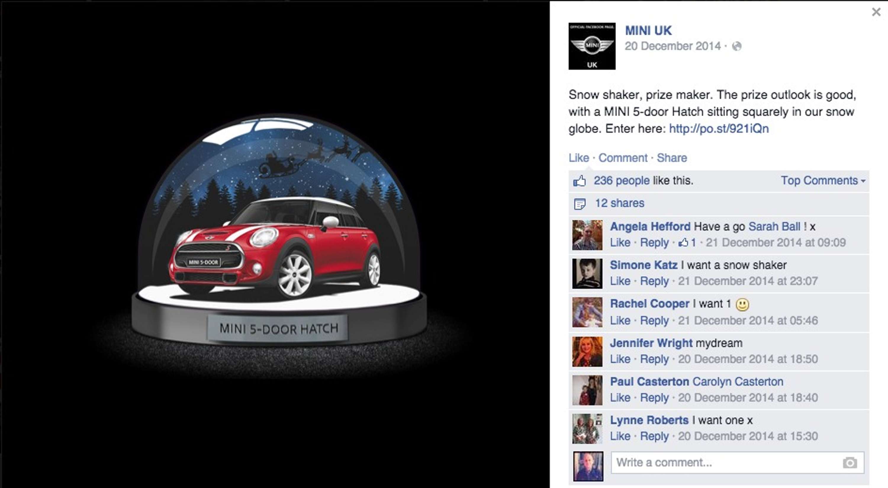 Mini Snowglobe by trevor webb