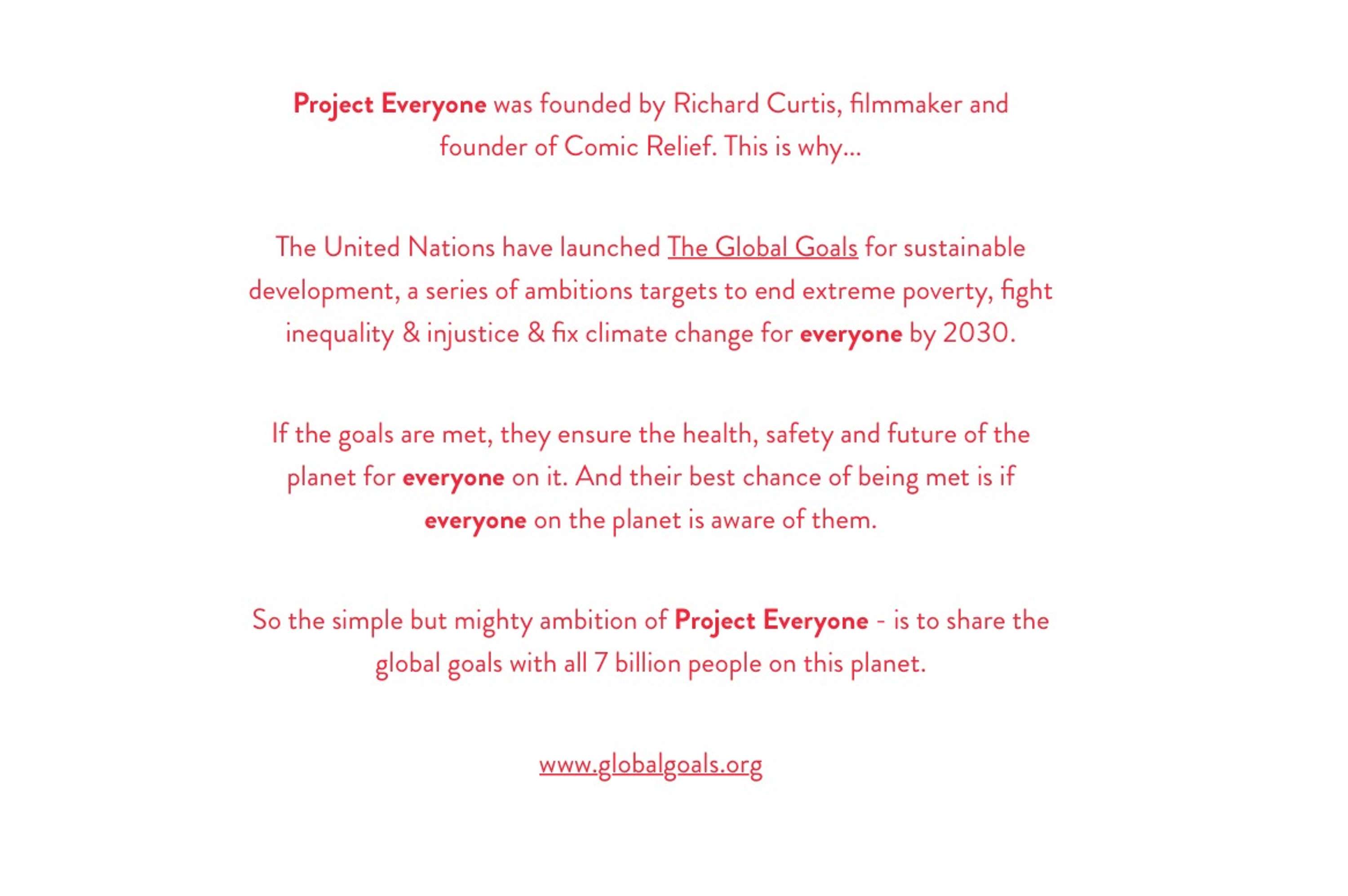 Project Everyone by Sir John Hegarty