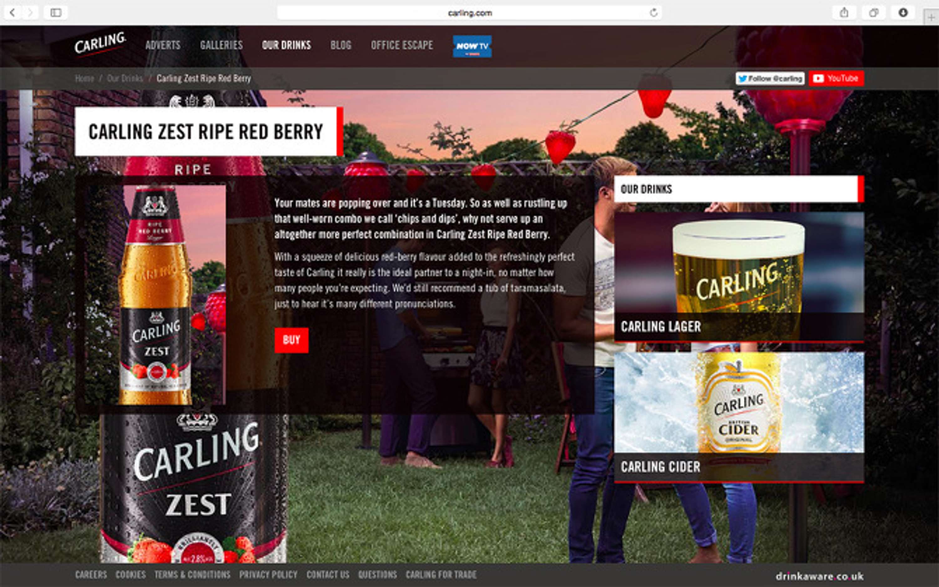 Carling Zest by Hugo Bennett