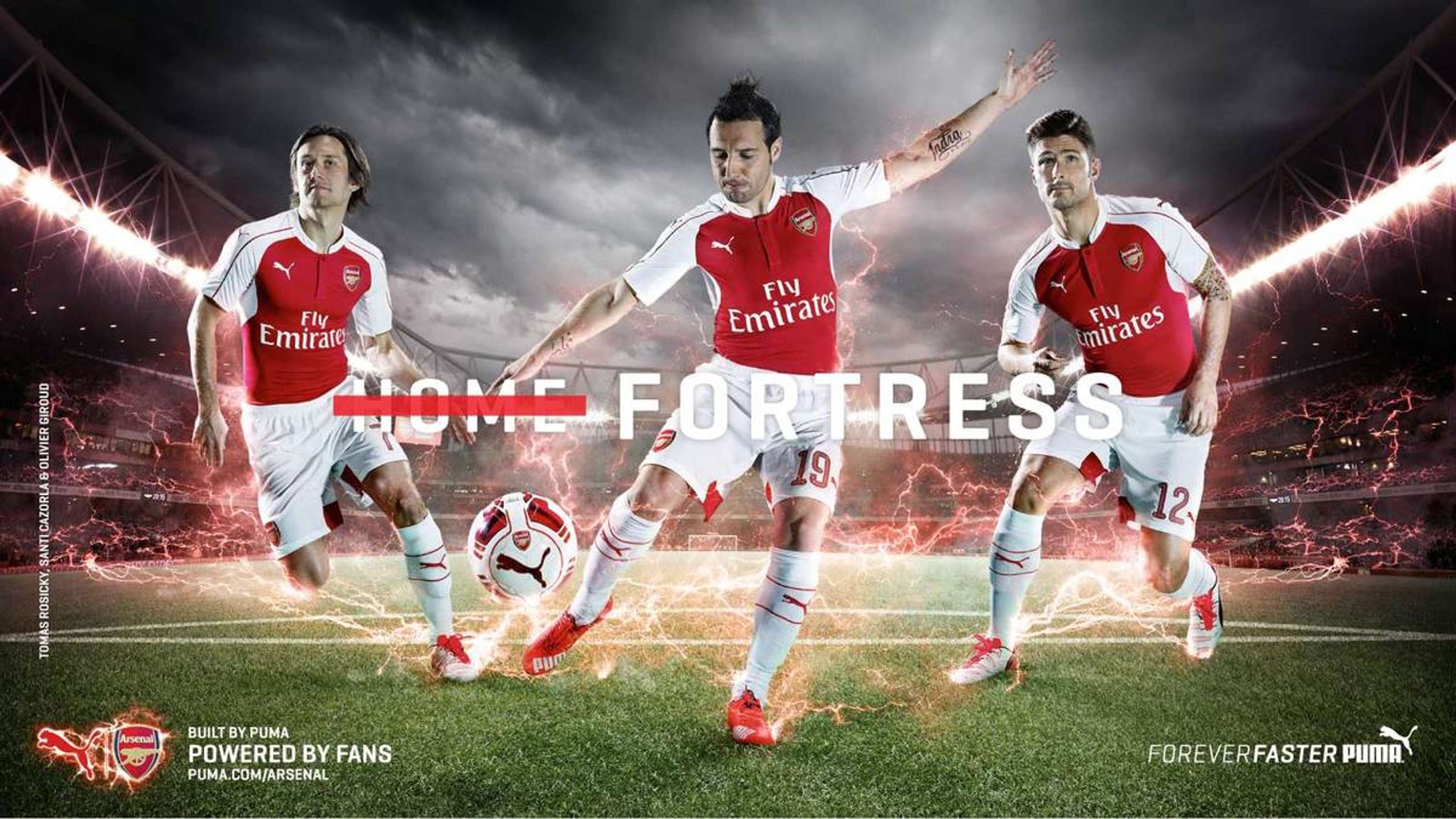 Arsenal FC Kit Launch 2015 by GBH.