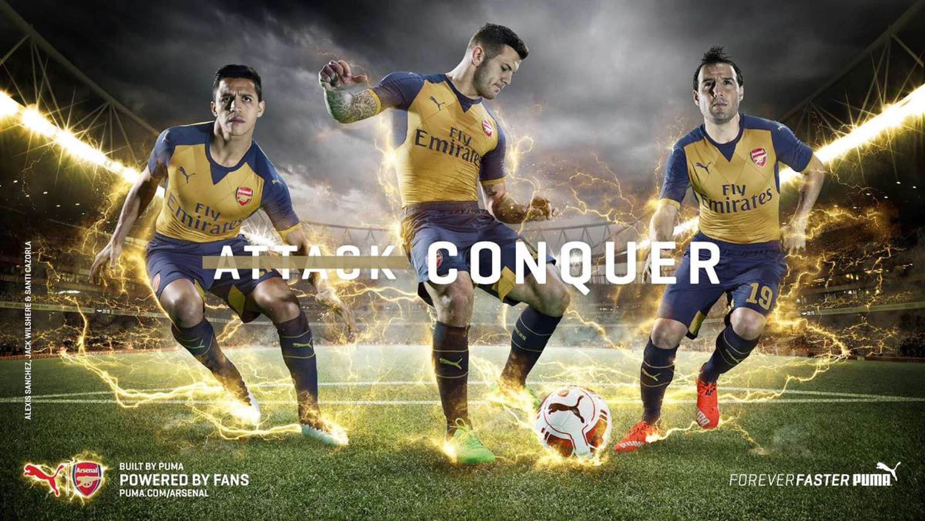 Arsenal FC Kit Launch 2015 by GBH.