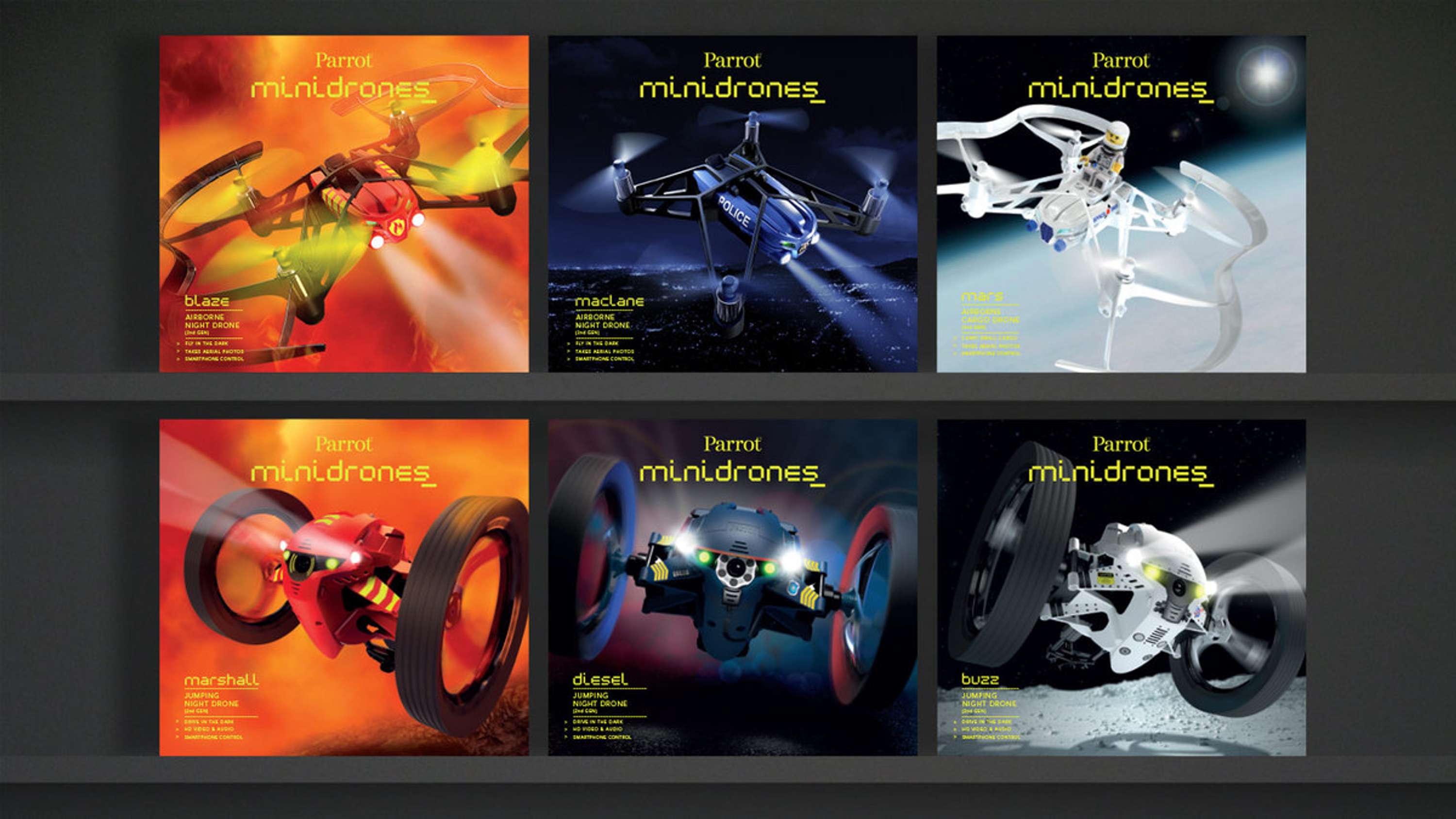 Parrot Minidrones by GBH.