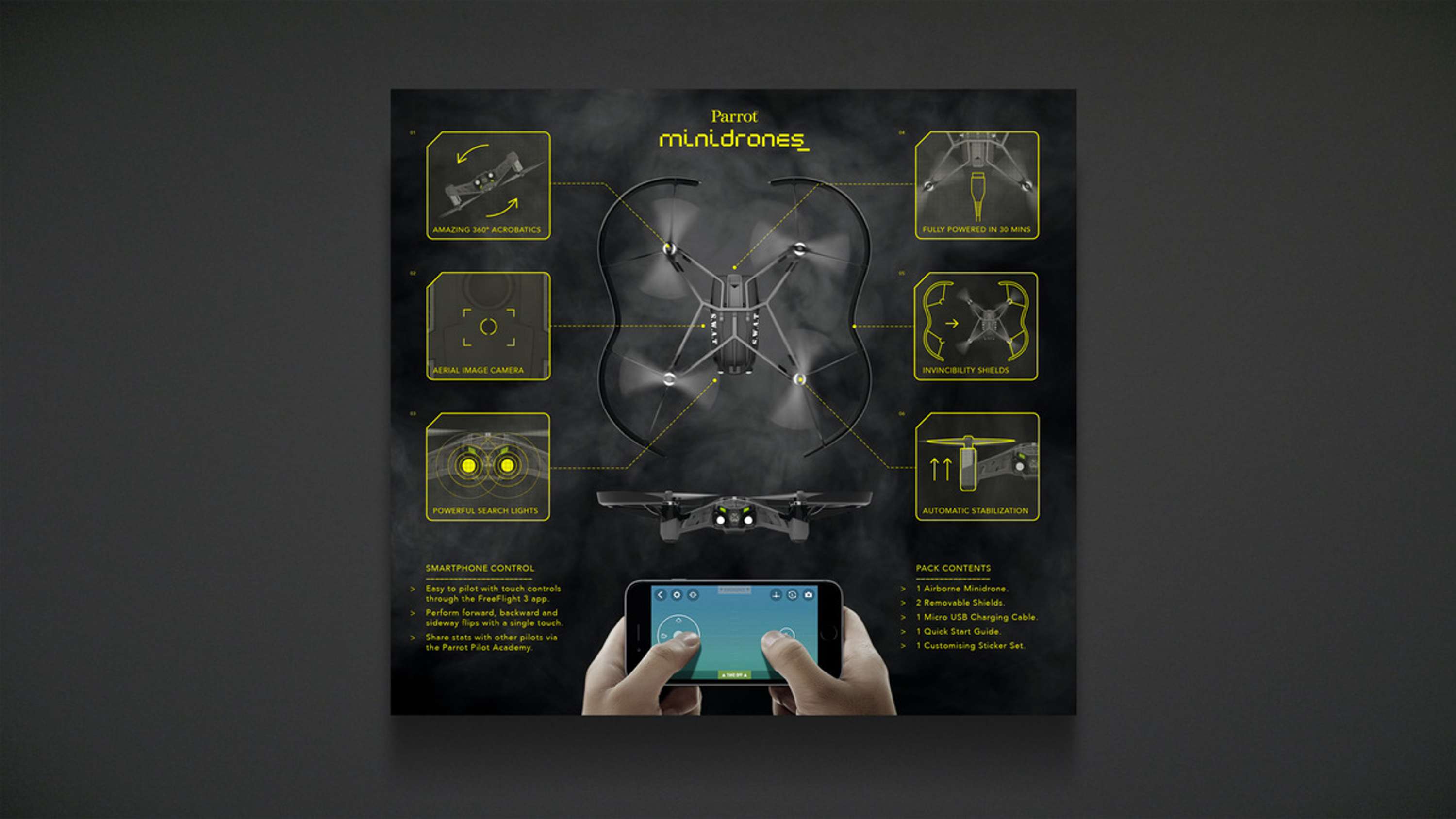 Parrot Minidrones by GBH.