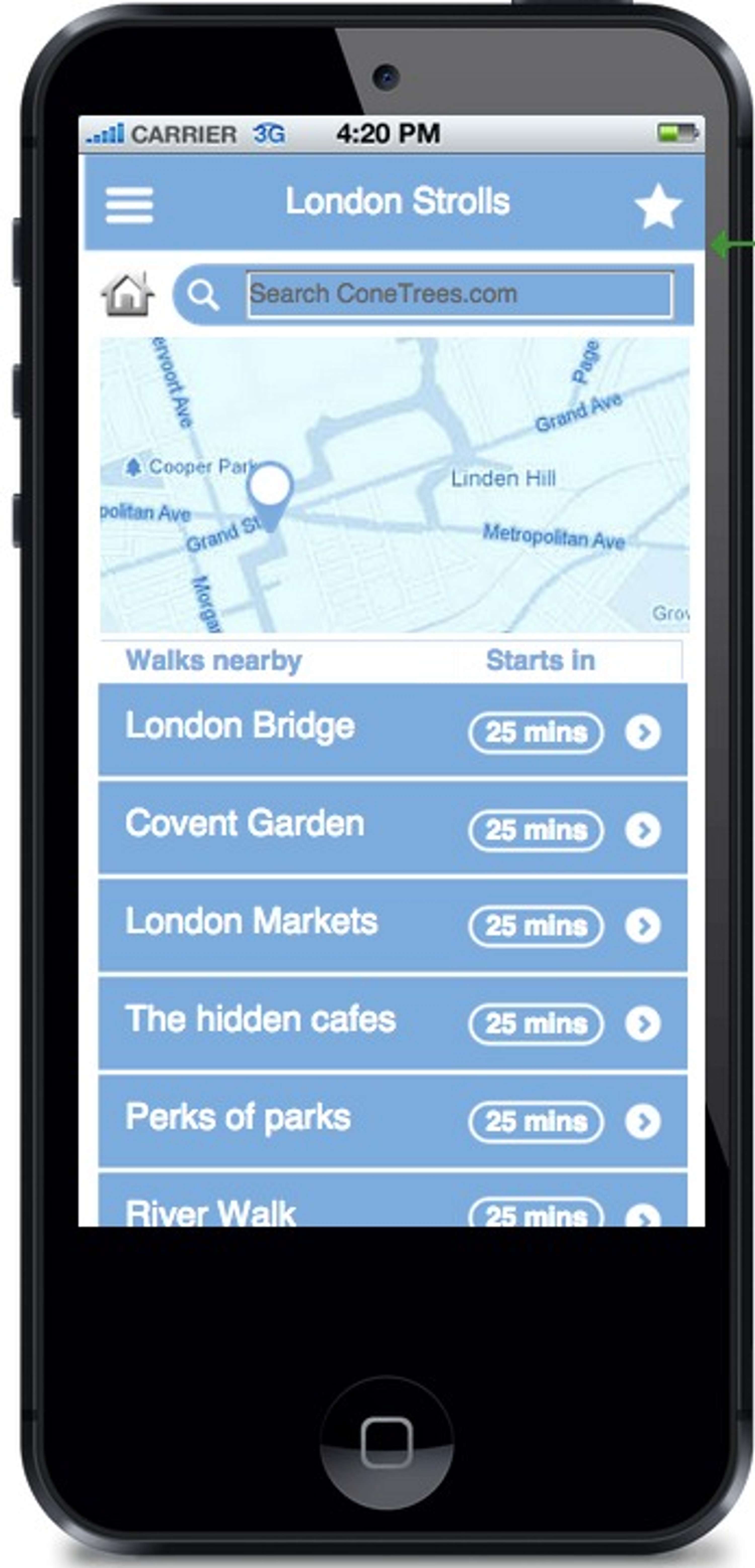 London Strolls prototype by Samantha Baldini