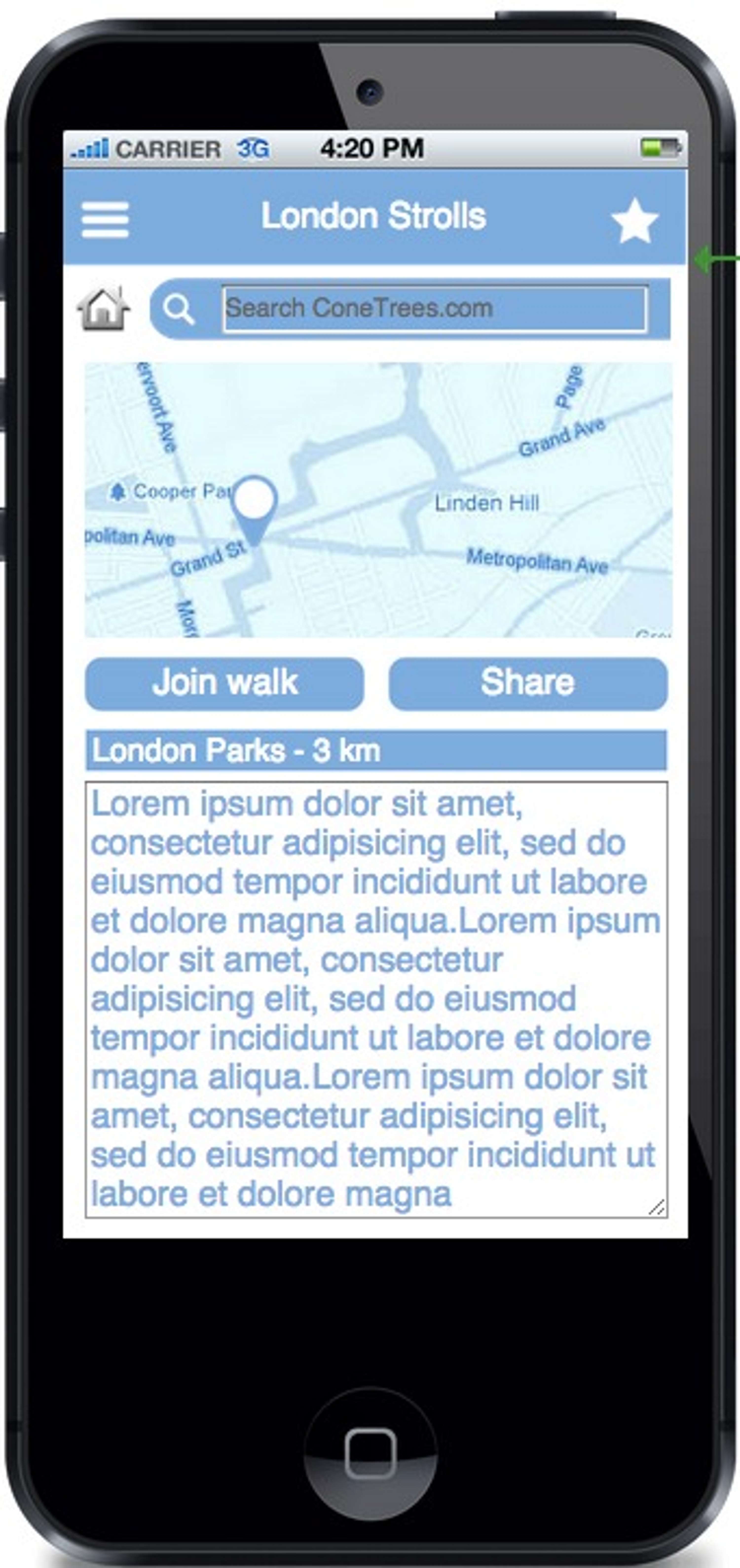 London Strolls prototype by Samantha Baldini