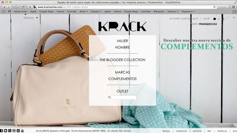 Krack online, marketing campaign by Lis María García Calvo
