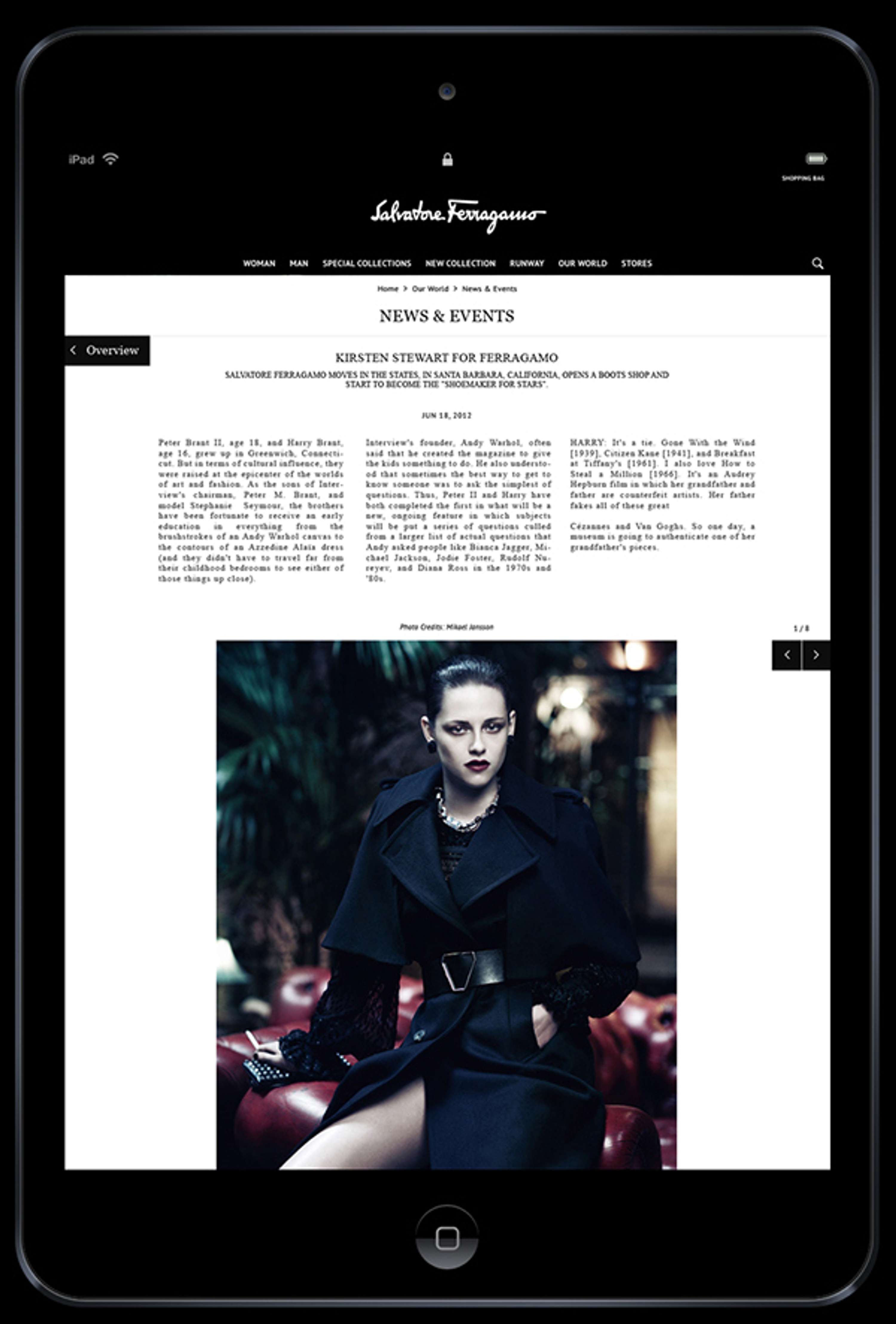Ferragamo e-Commerce by Andrea Abascia