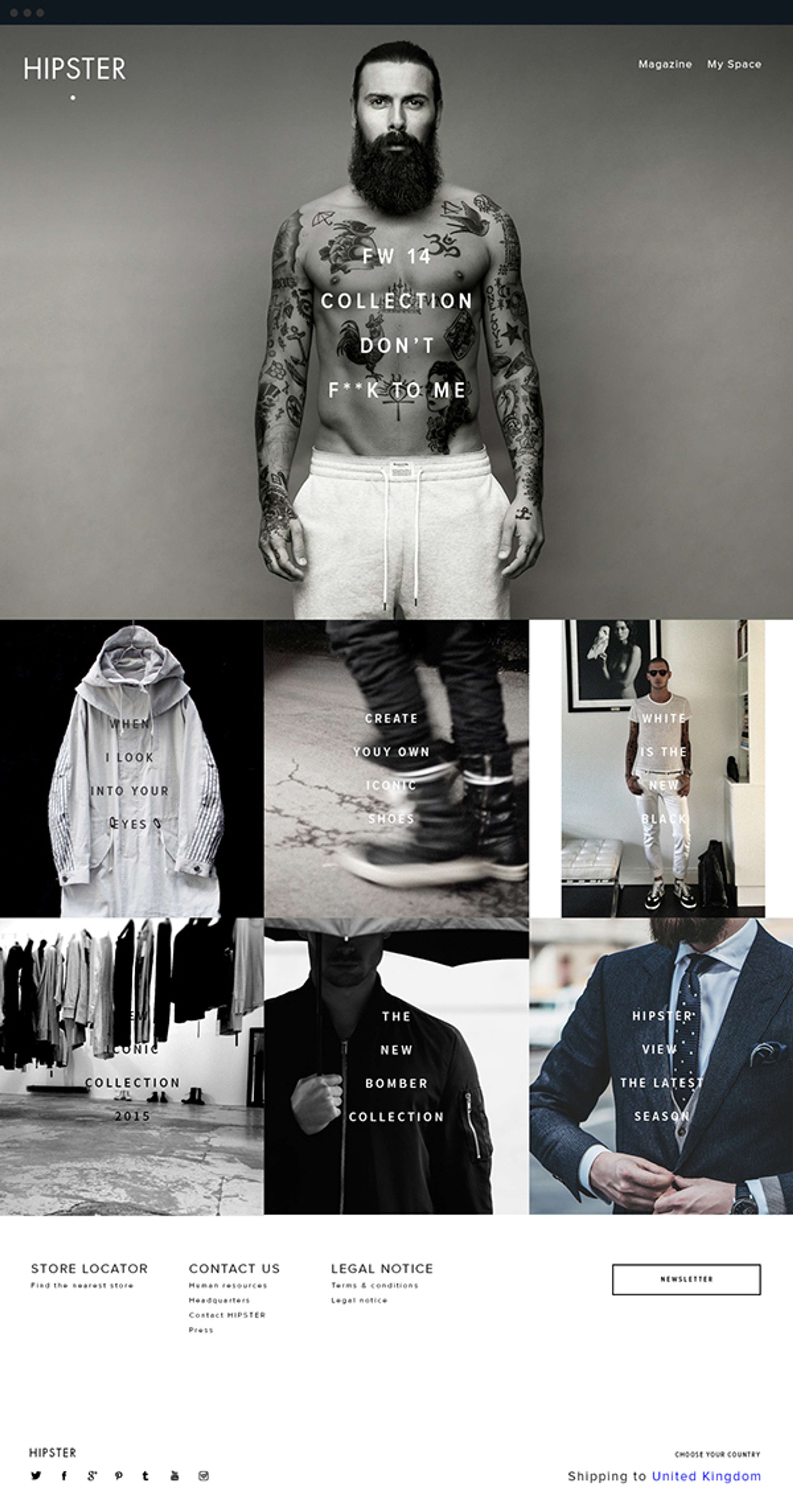 Hipster e-Commerce by Andrea Abascia