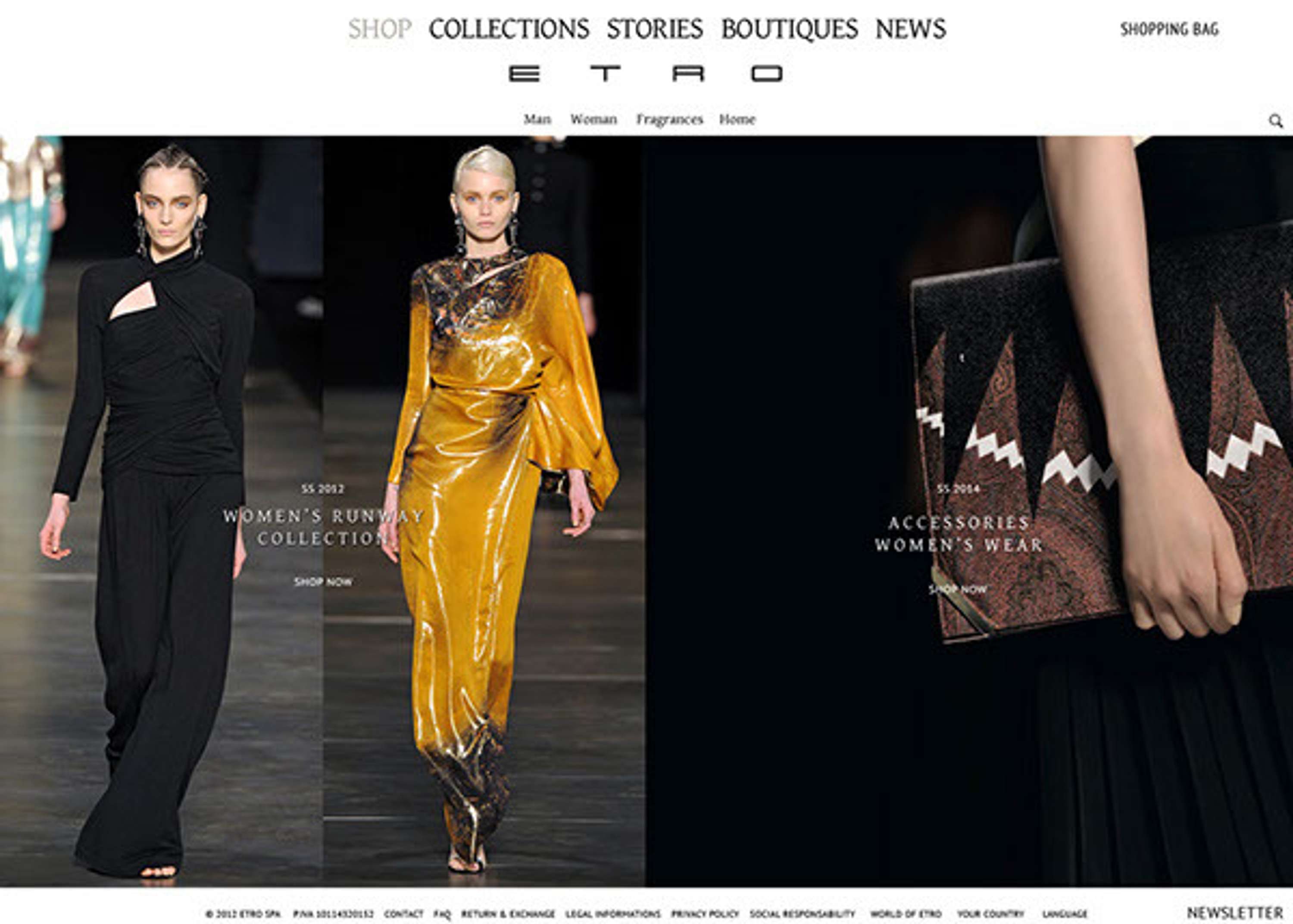 ETRO e-commerce by Andrea Abascia