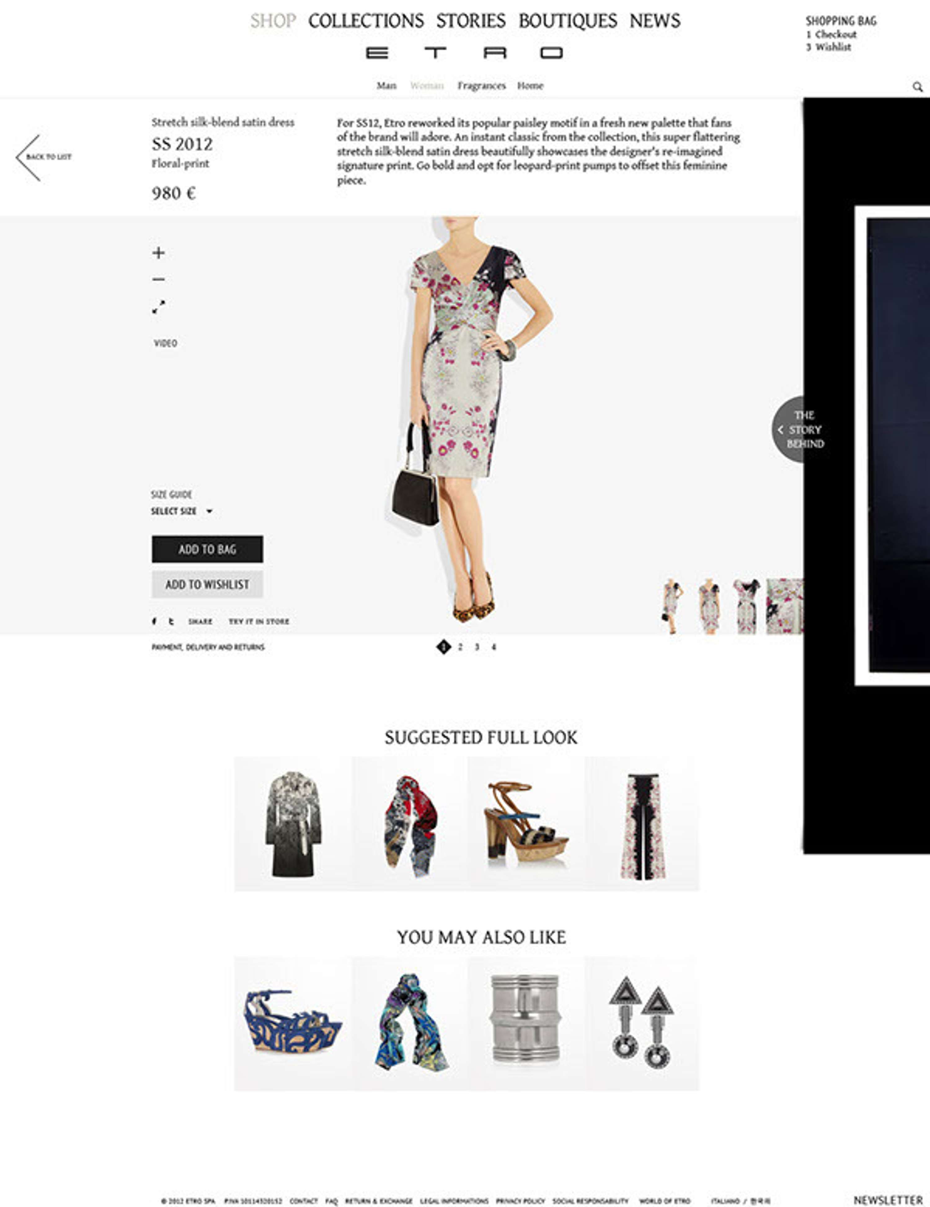 ETRO e-commerce by Andrea Abascia