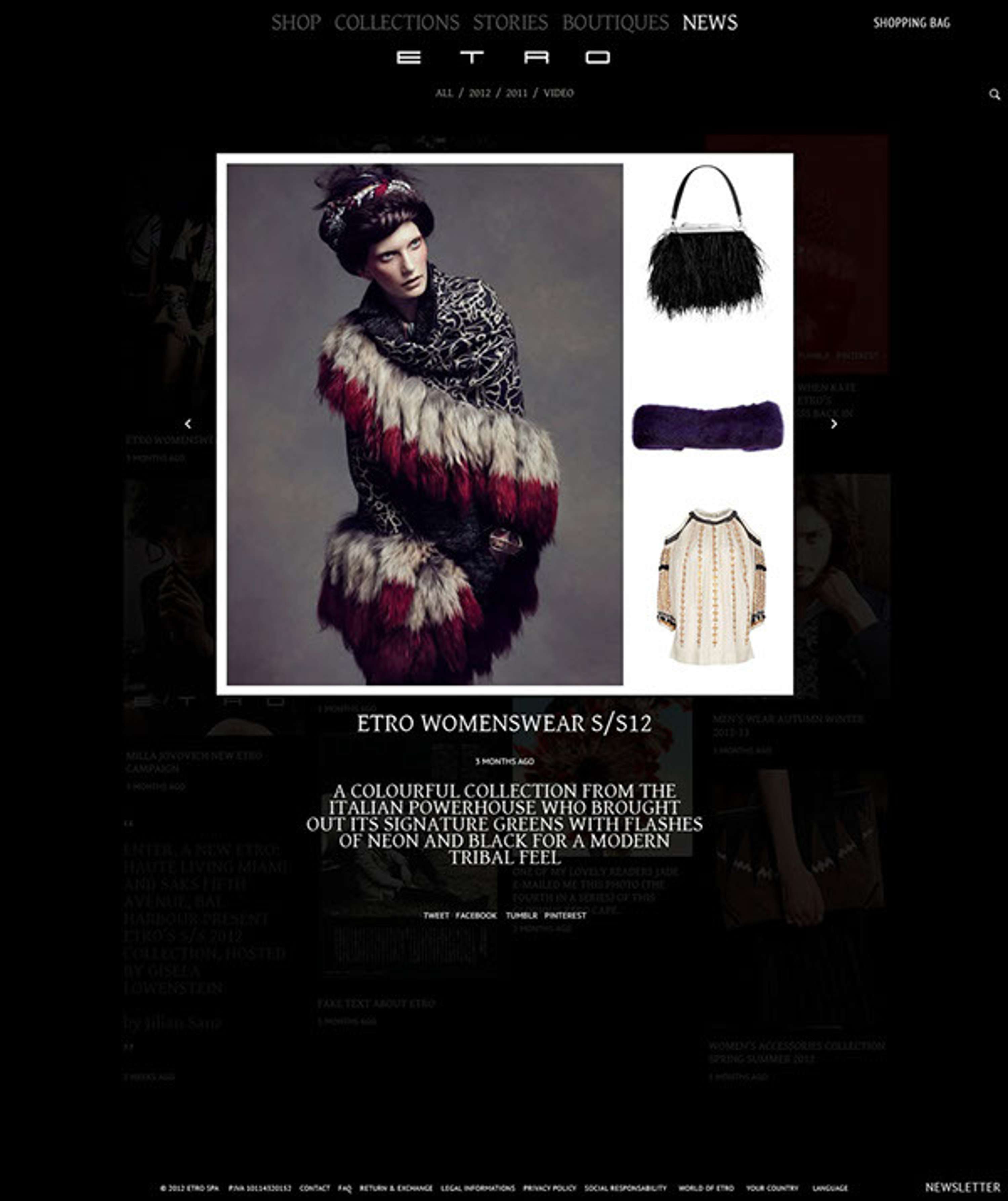 ETRO e-commerce by Andrea Abascia