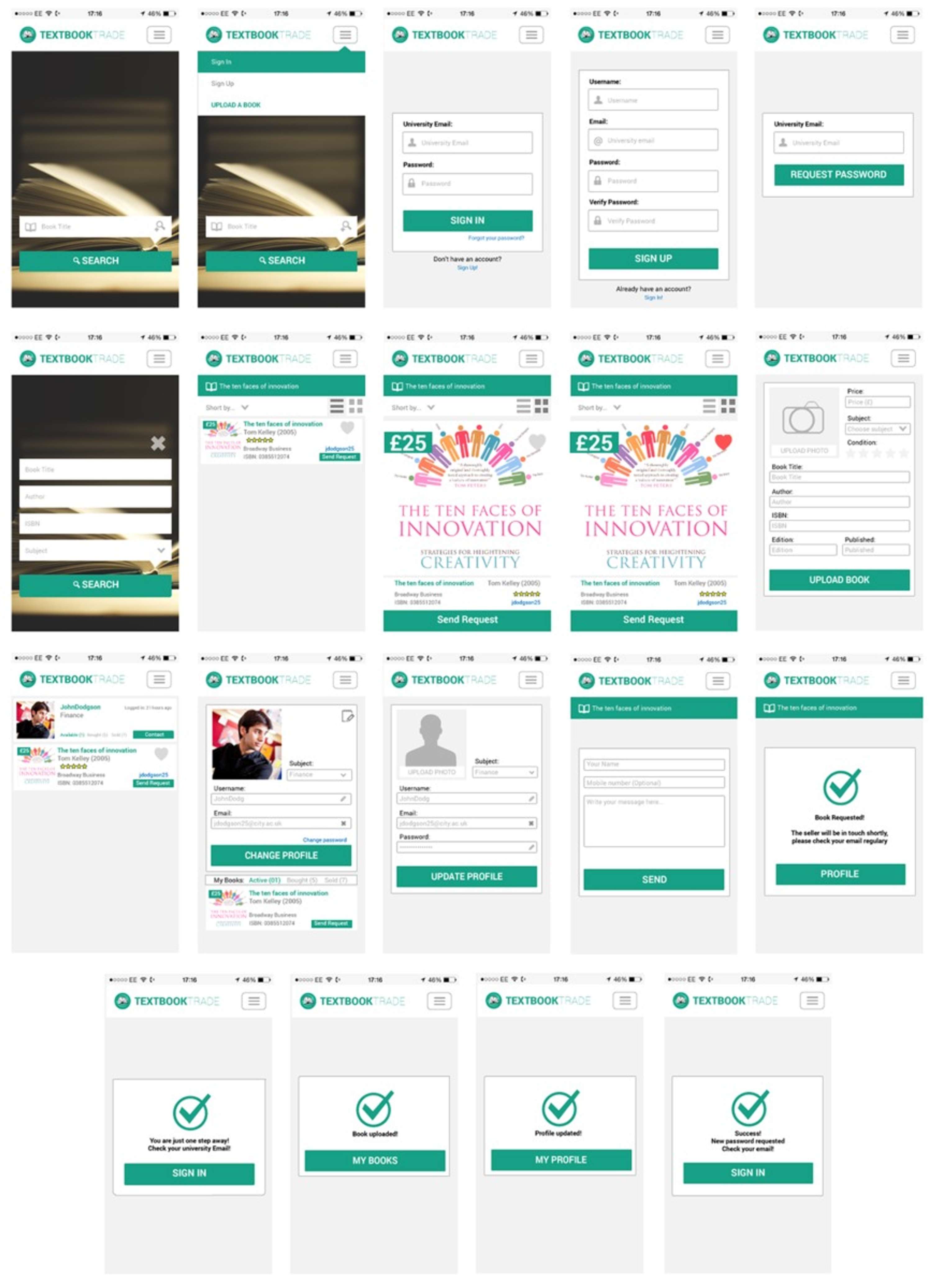 Textbook Trade Website by Mario Fernandez
