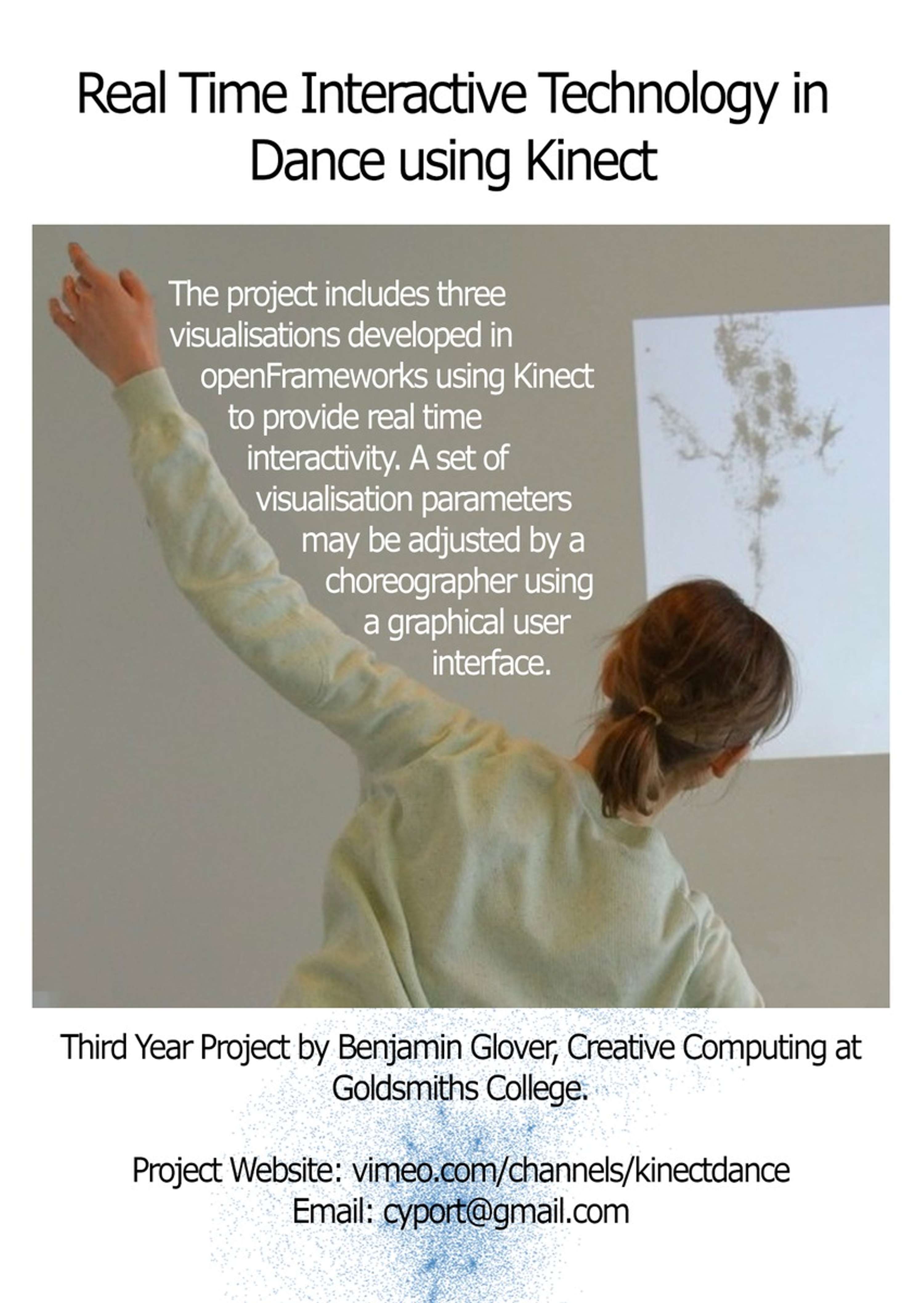 Real Time Interactive Technology with Dance using Microsoft Kinect by Ben Glover