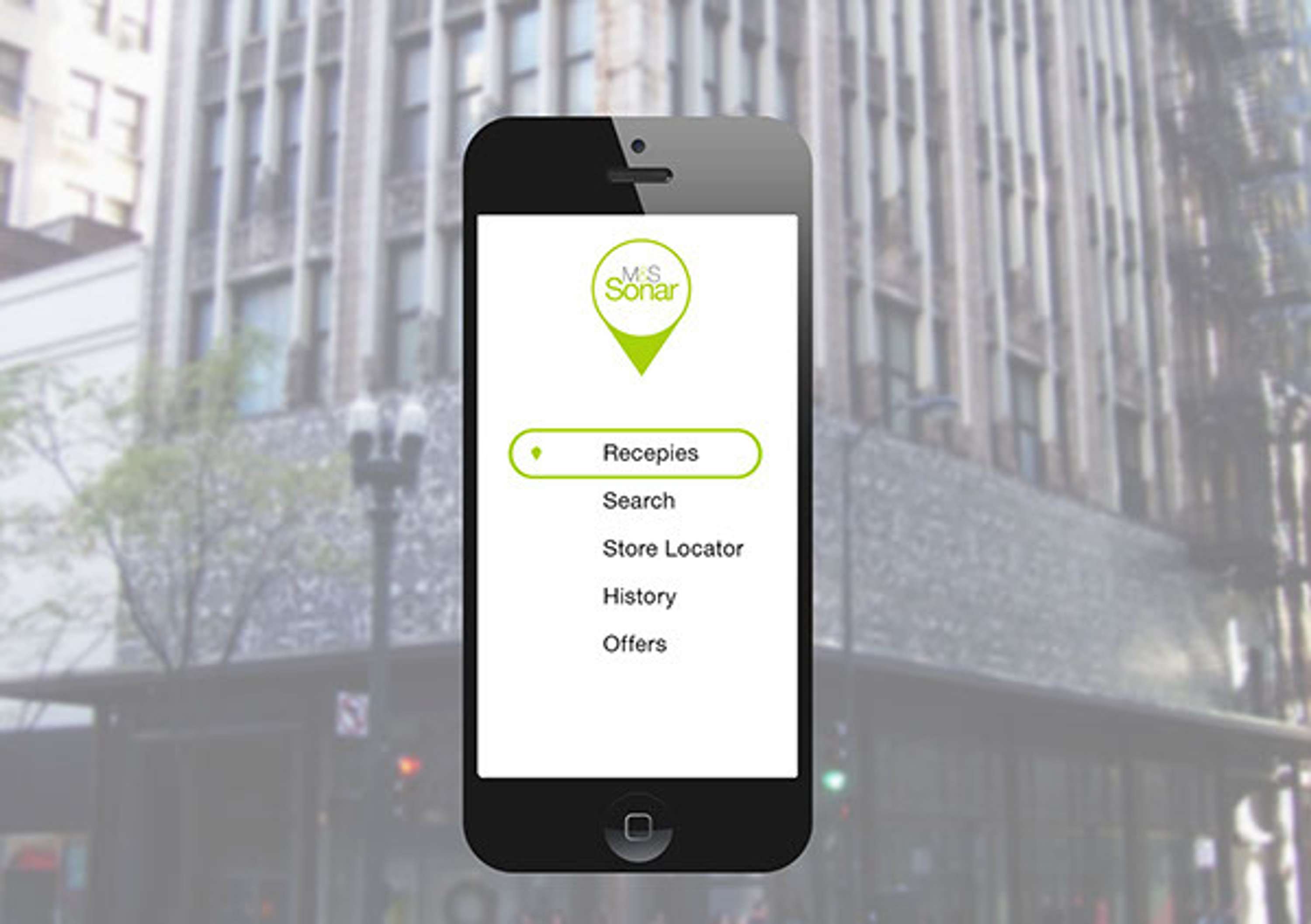 M&S mobile app project by Serena Grandolfo