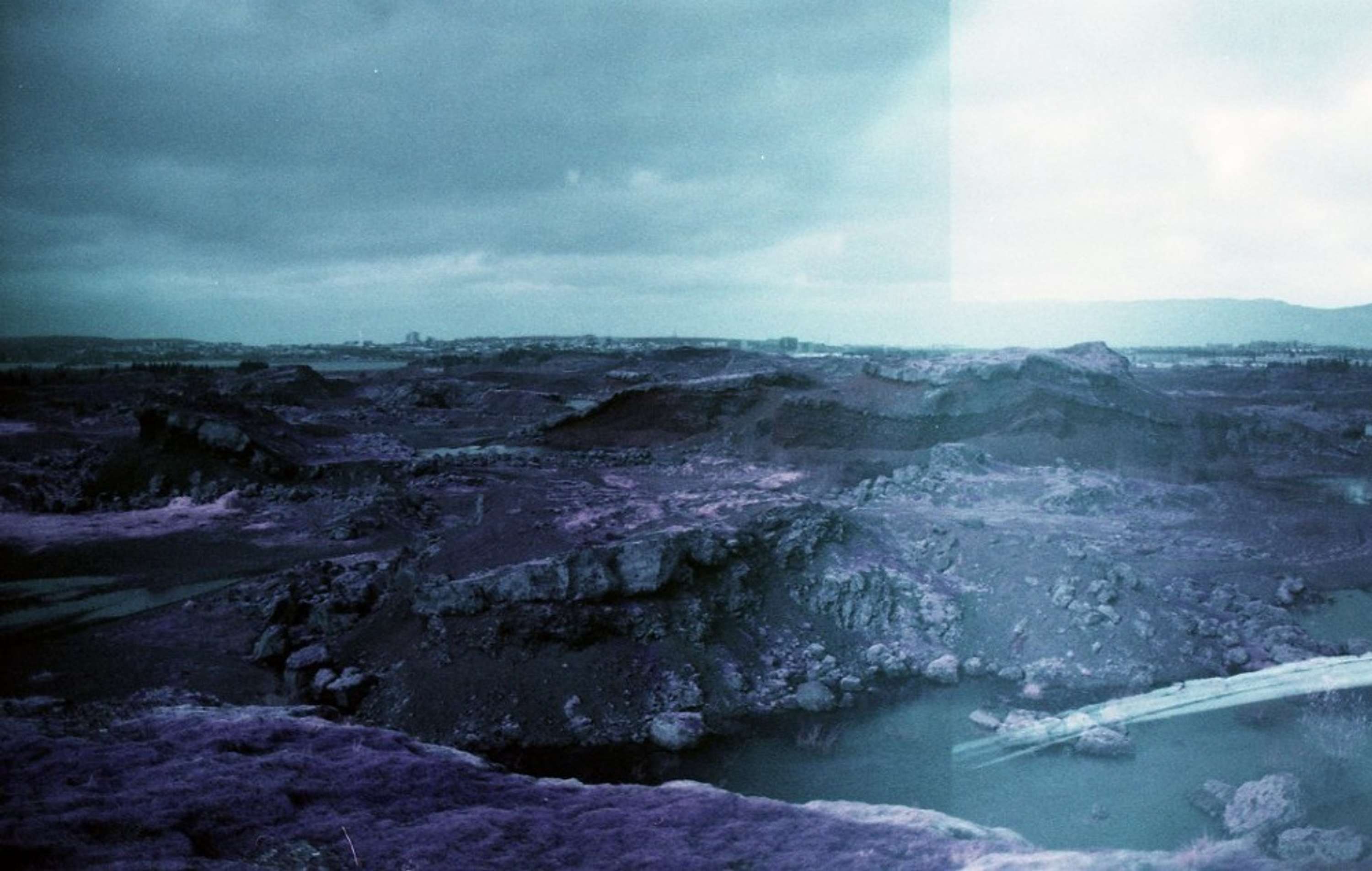 Tripping on Infrared - Iceland series by Adam K Popli