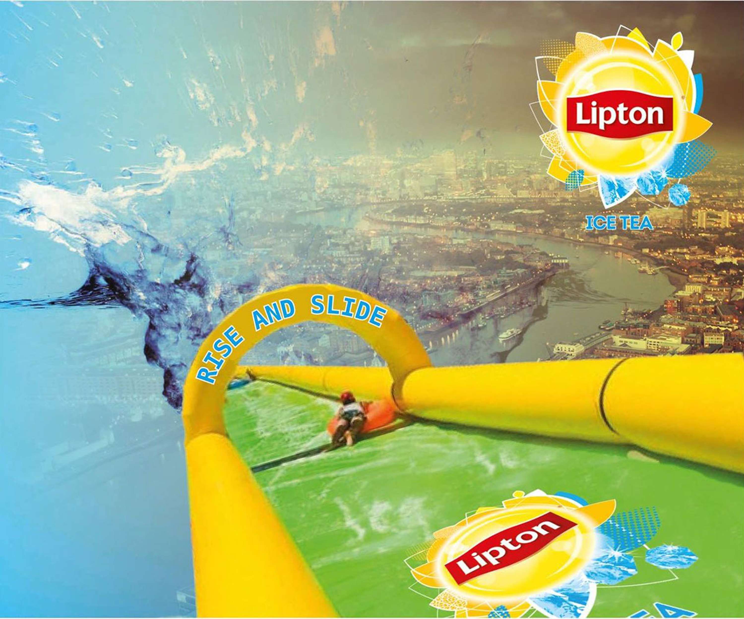LIPTON INFLATABLE WATER SLIDE by Studio Soüfflé