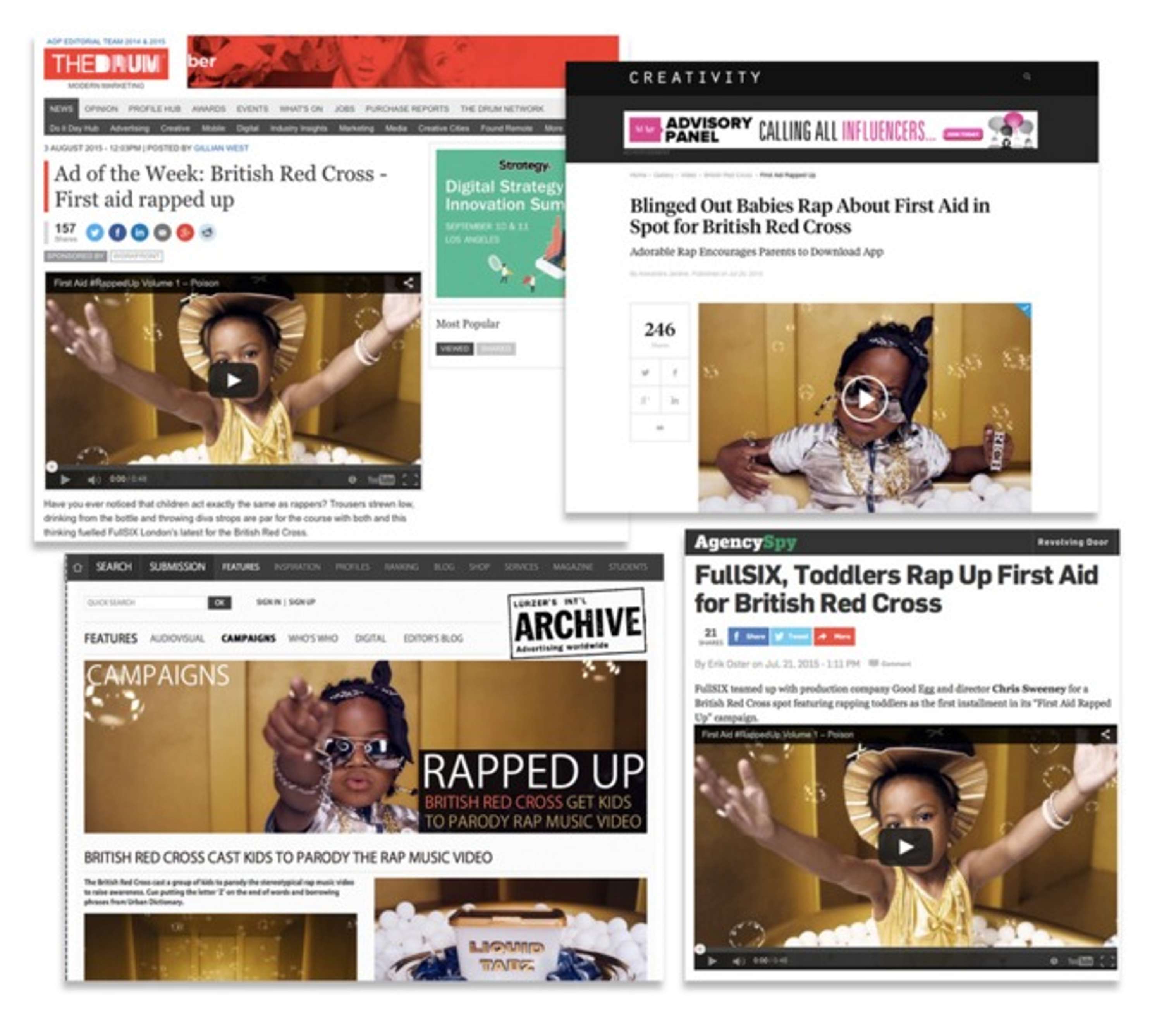 BRITISH RED CROSS #RAPPEDUP by Maria Ines Leiria