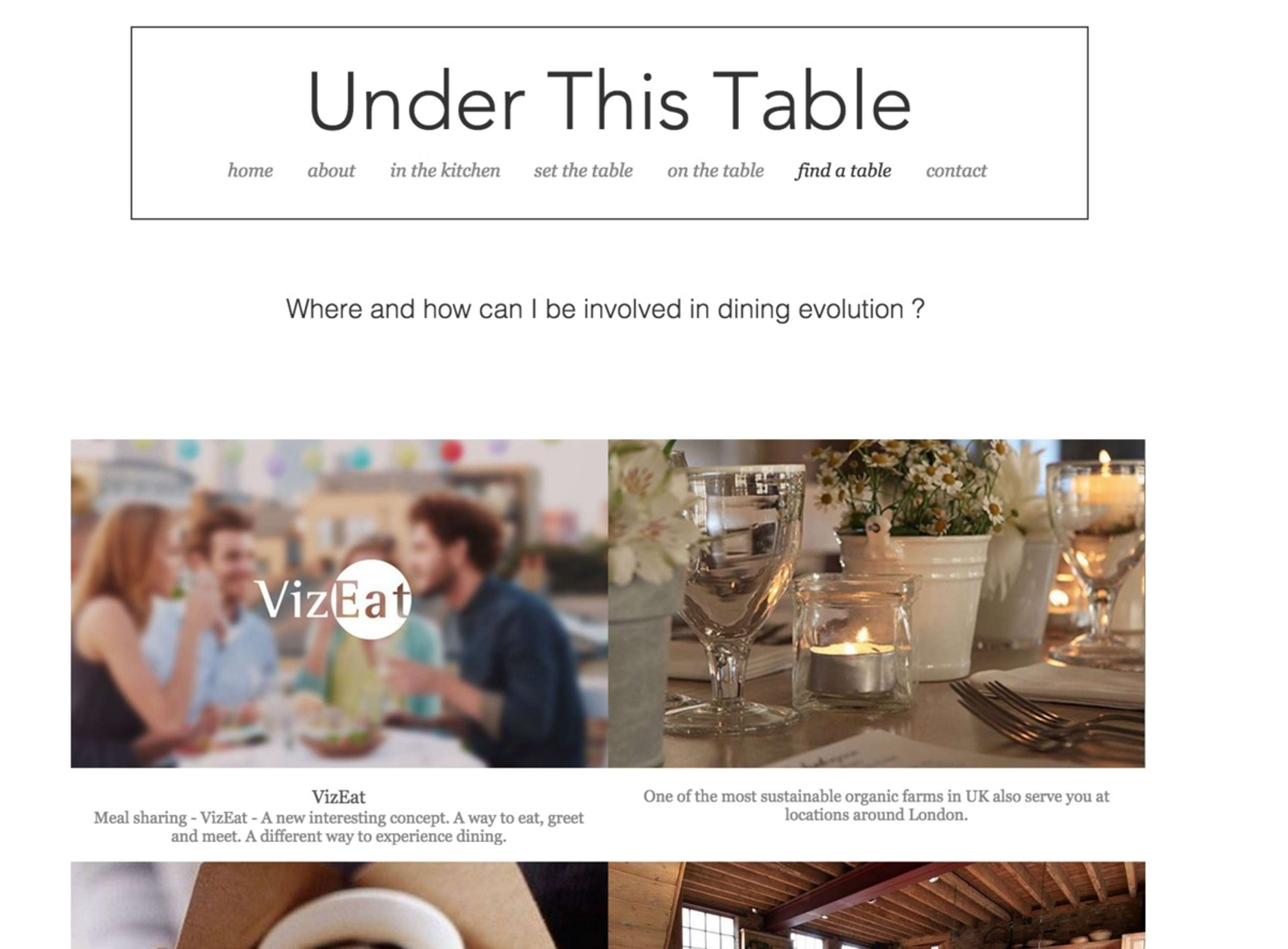 Under This Table by errin kancal