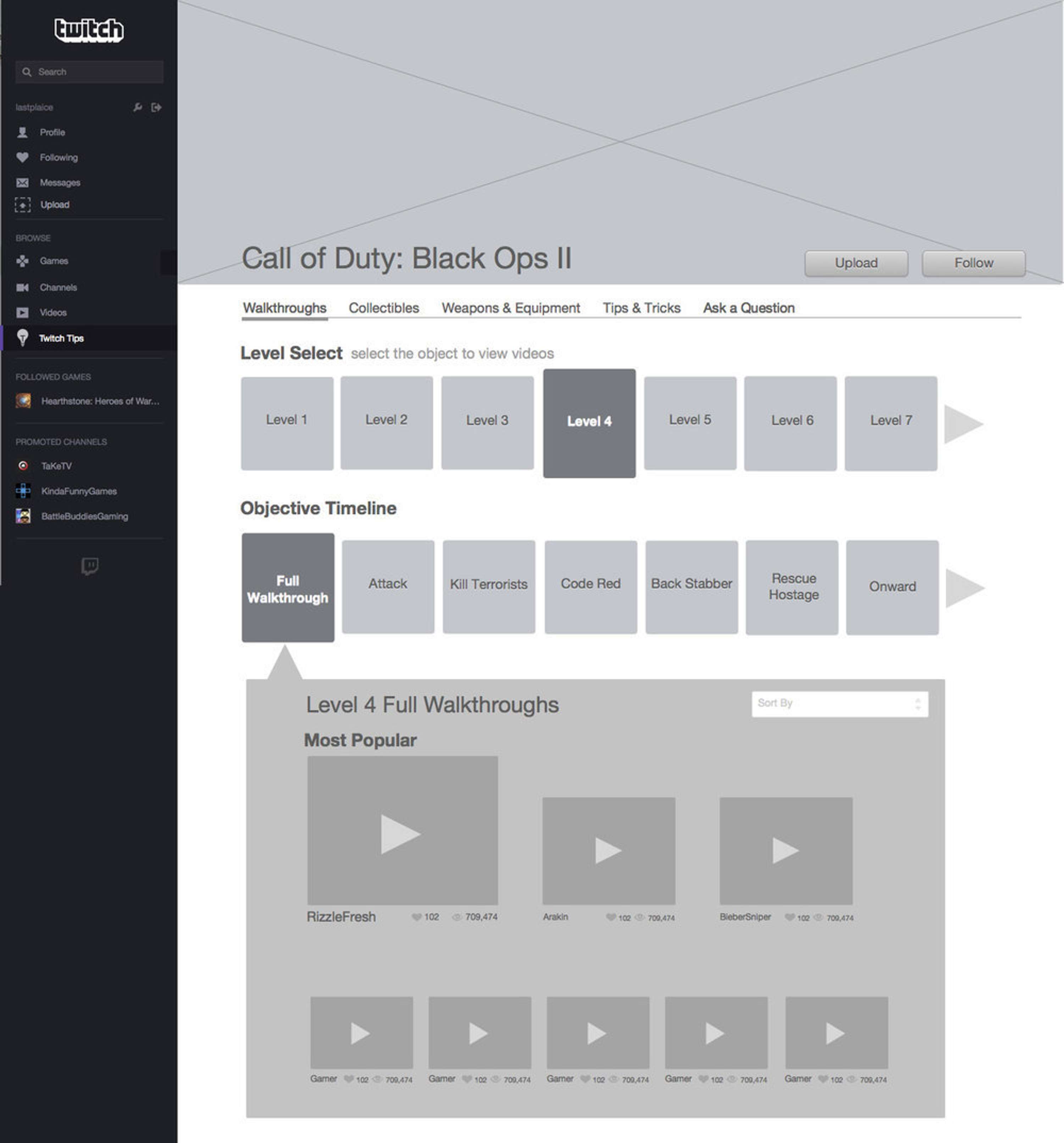 Twitch Feature Design (Concept Project) by Richard Picot