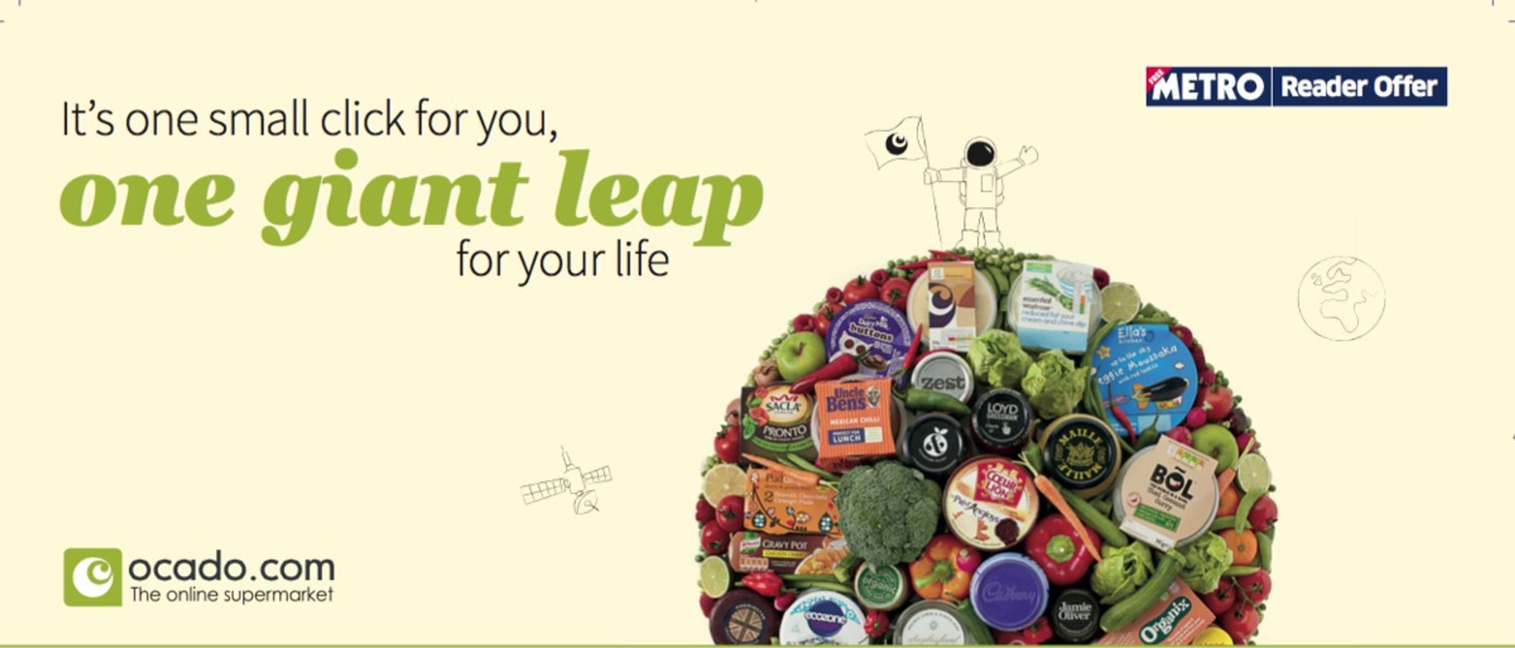 Ocado print campaigns by Ken Williams