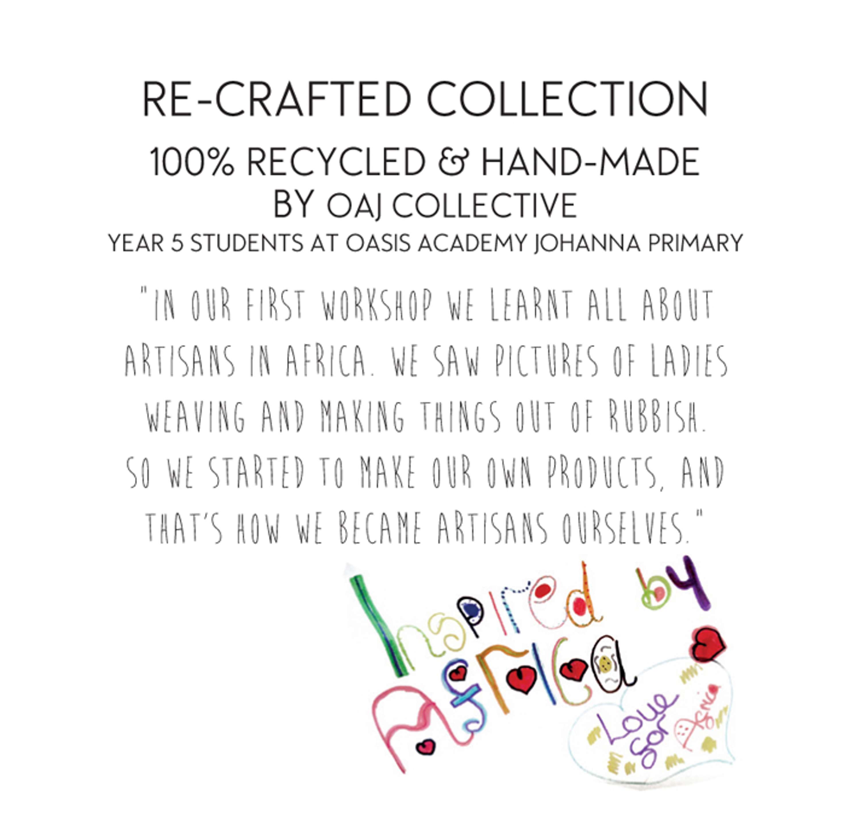 'Recrafted' workshops for Southbank Centre by Katherine Lacour