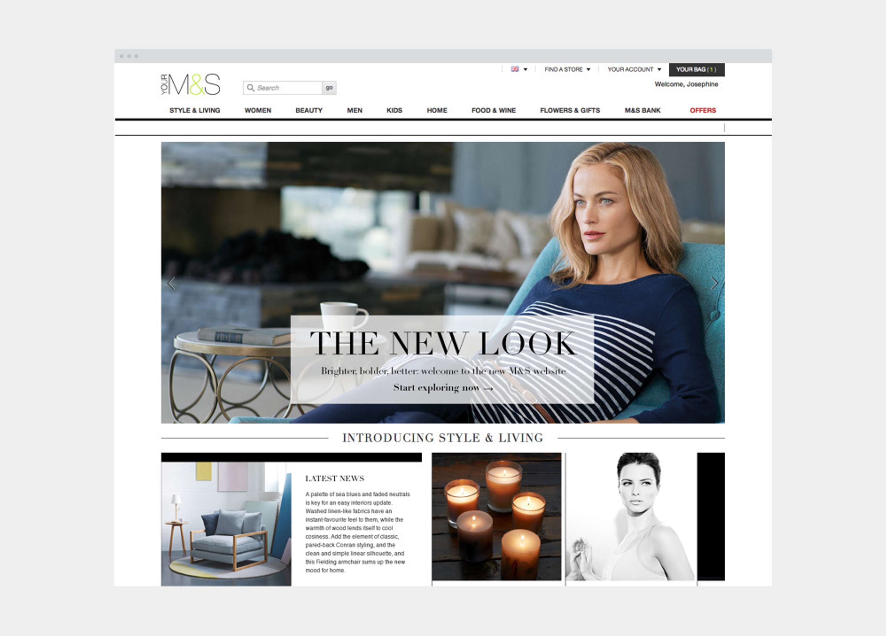M&S.com Ecommerce Platform Launch by Amy Ramage